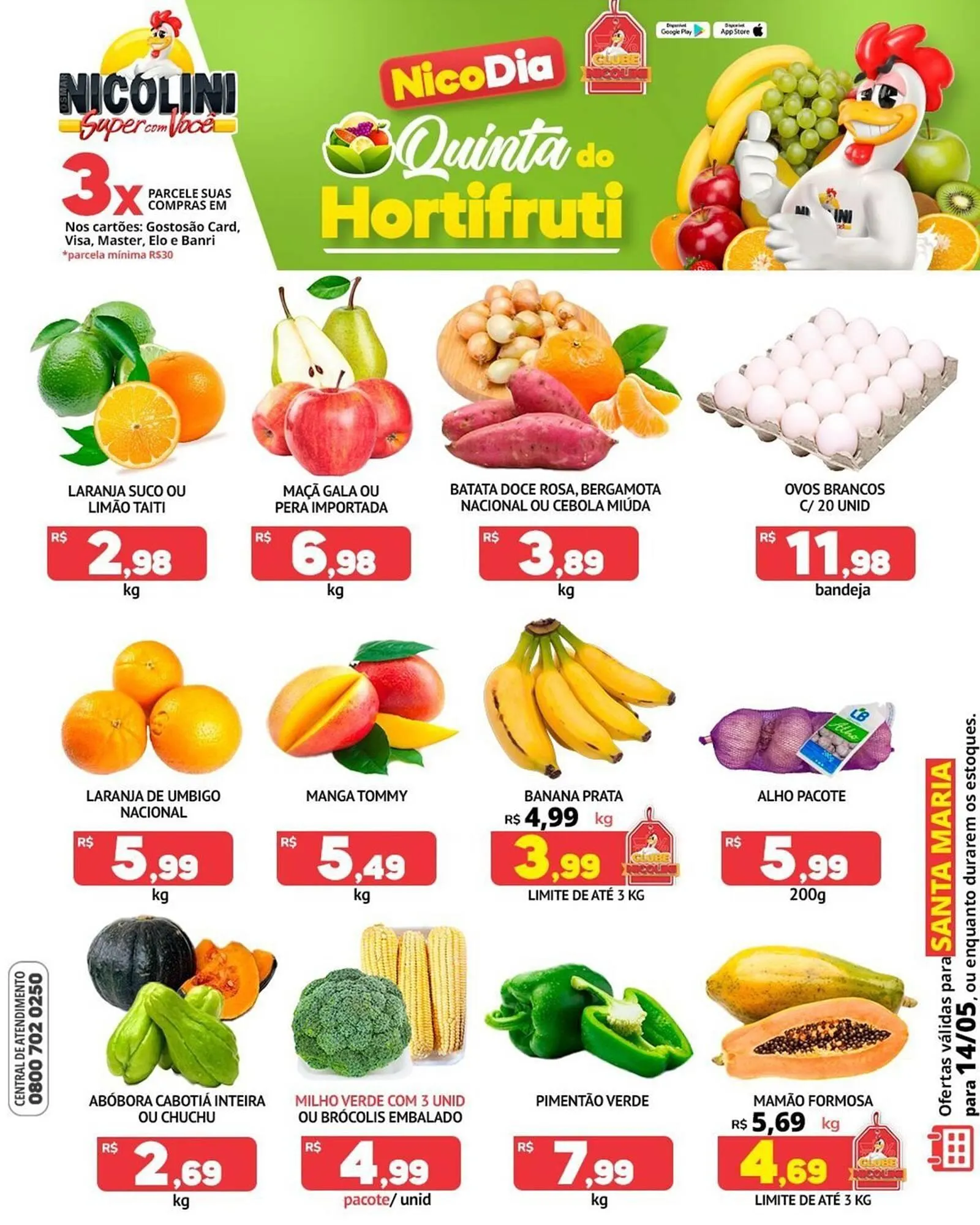 Encarte de Catálogo Super Nicolini 14 de maio até 14 de maio 2026 - Pagina 1