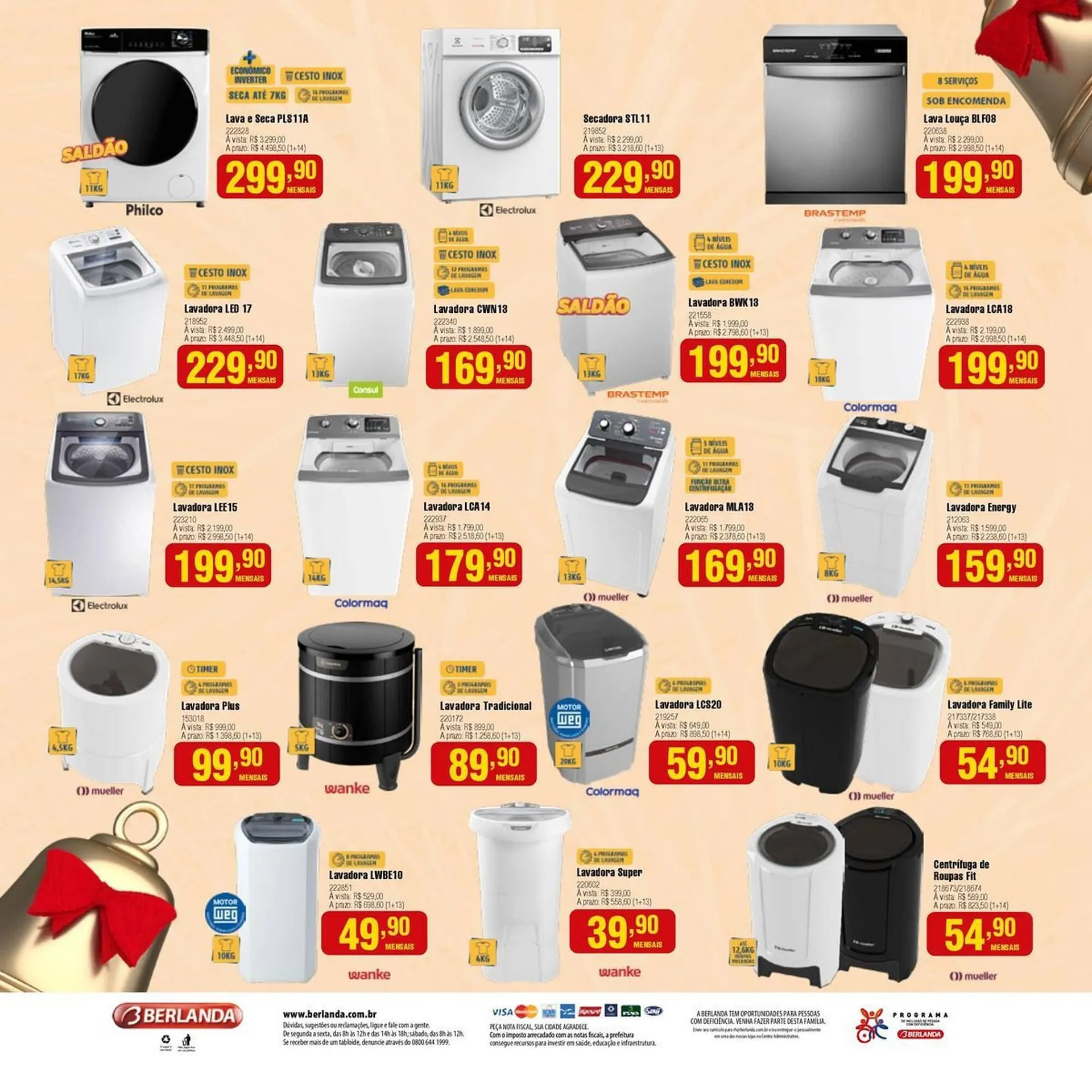 Encarte de Catálogo Berlanda 3 de dezembro até 31 de dezembro 2025 - Pagina 22