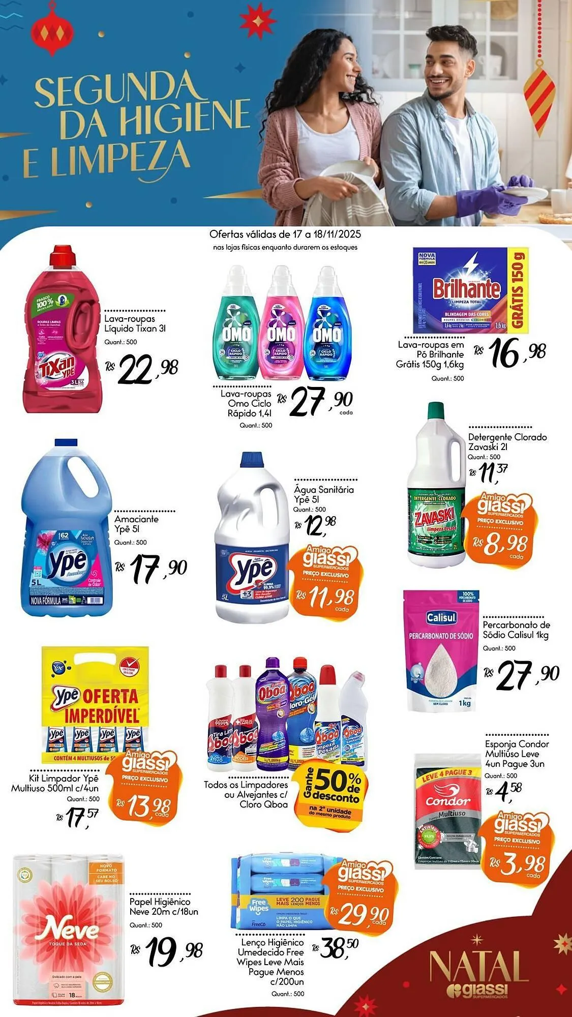 Encarte de Encarte Giassi Supermercados 17 de novembro até 18 de novembro 2025 - Pagina 2