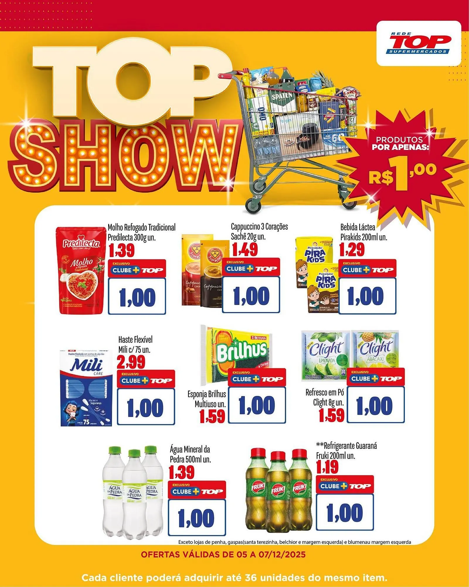 Encarte de Encarte Rede Top 5 de dezembro até 7 de dezembro 2025 - Pagina 1