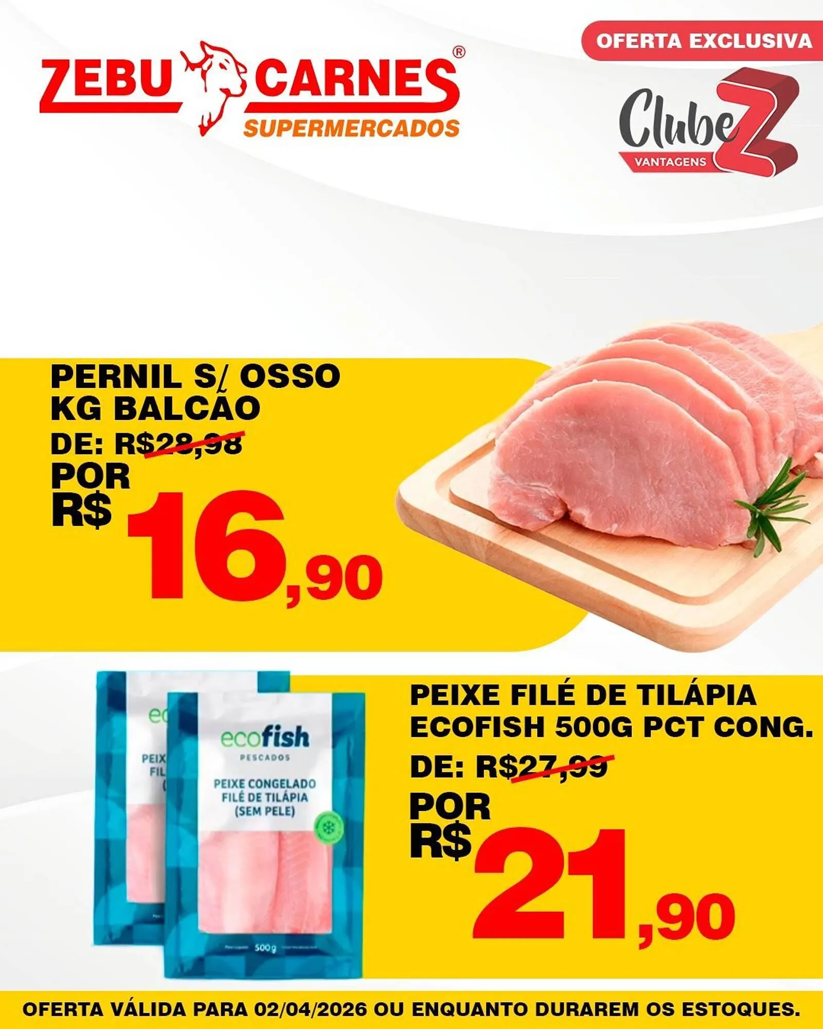Encarte de Catálogo Zebu Carnes Supermercados 1 de abril até 2 de abril 2026 - Pagina 2