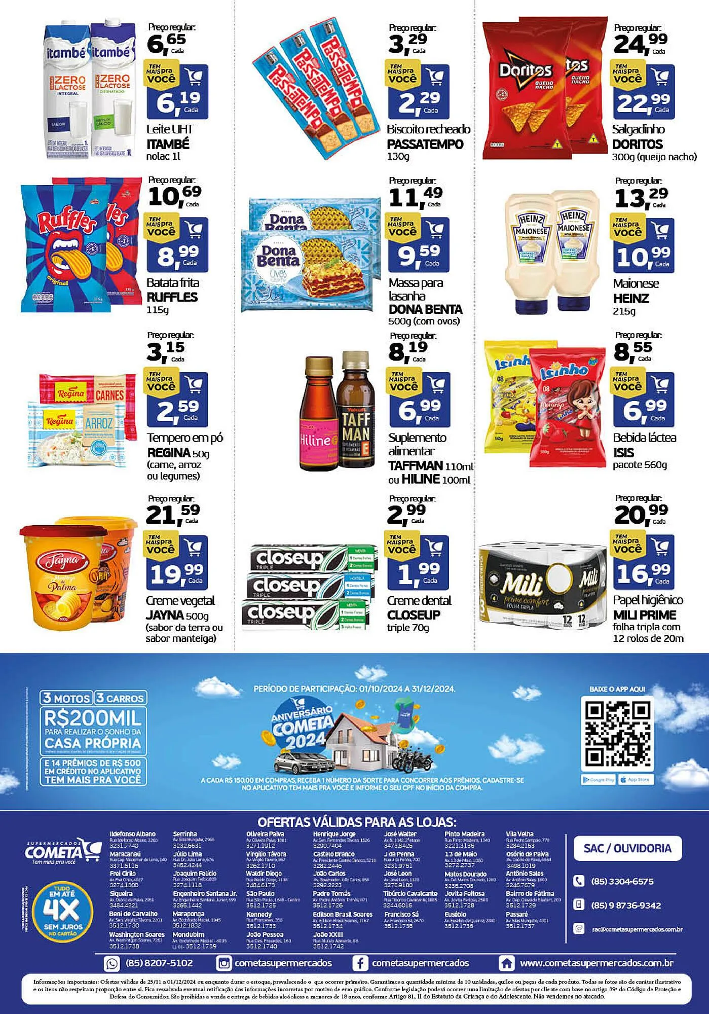 Encarte de Catálogo Cometa Supermercados 25 de novembro até 1 de dezembro 2024 - Pagina 2