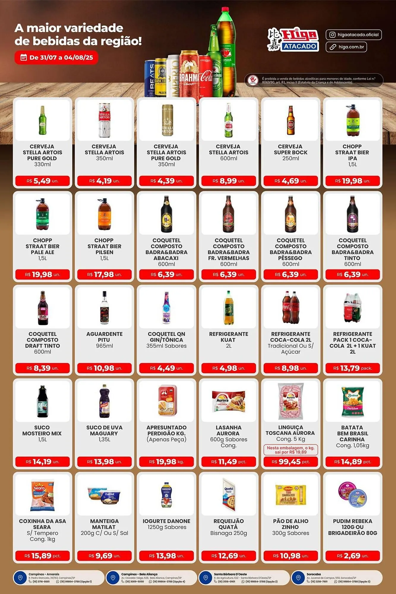 Encarte de Catálogo Higa Atacado 31 de julho até 4 de agosto 2025 - Pagina 3