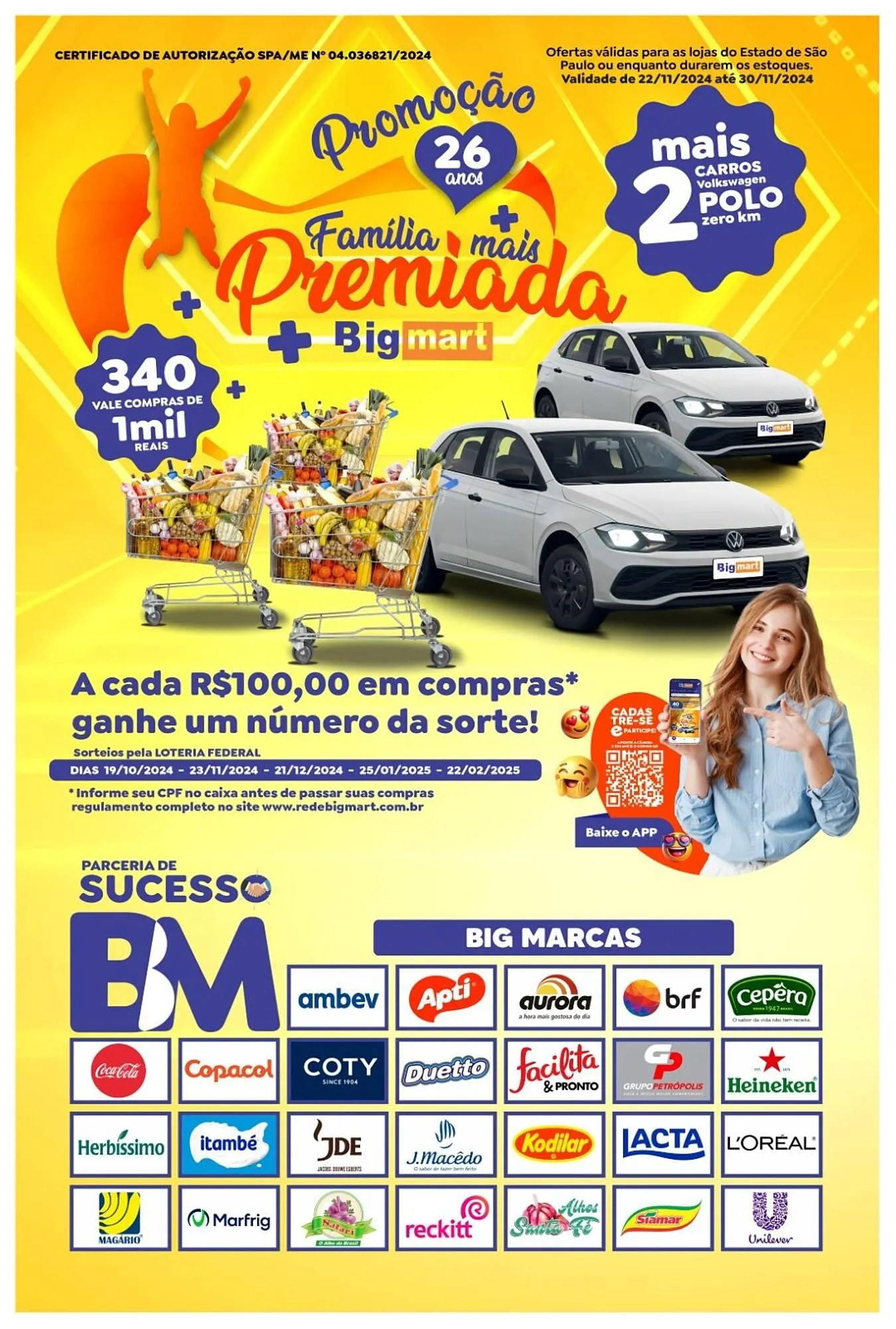 Encarte de Catálogo Bigmart 22 de novembro até 30 de novembro 2024 - Pagina 1