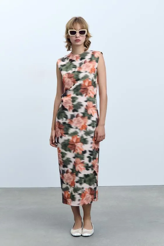 VESTIDO ESTAMPADO ZW COLLECTION