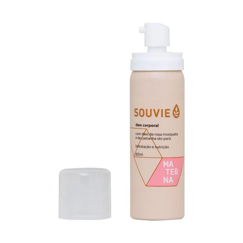 Óleo Corporal Orgânico para Gestante 60ml - Souvie