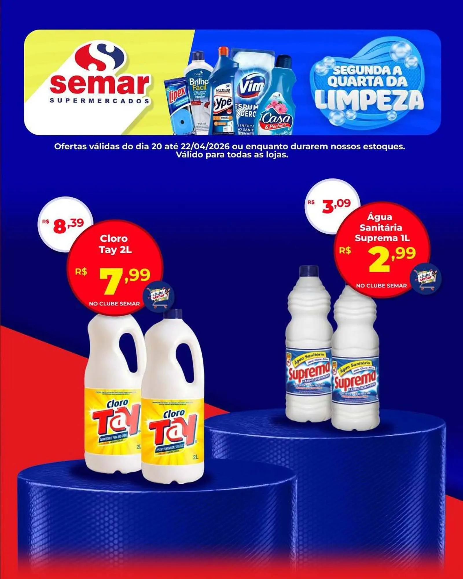 Encarte de Folheto Semar Supermercado 20 de abril até 22 de abril 2026 - Pagina 3