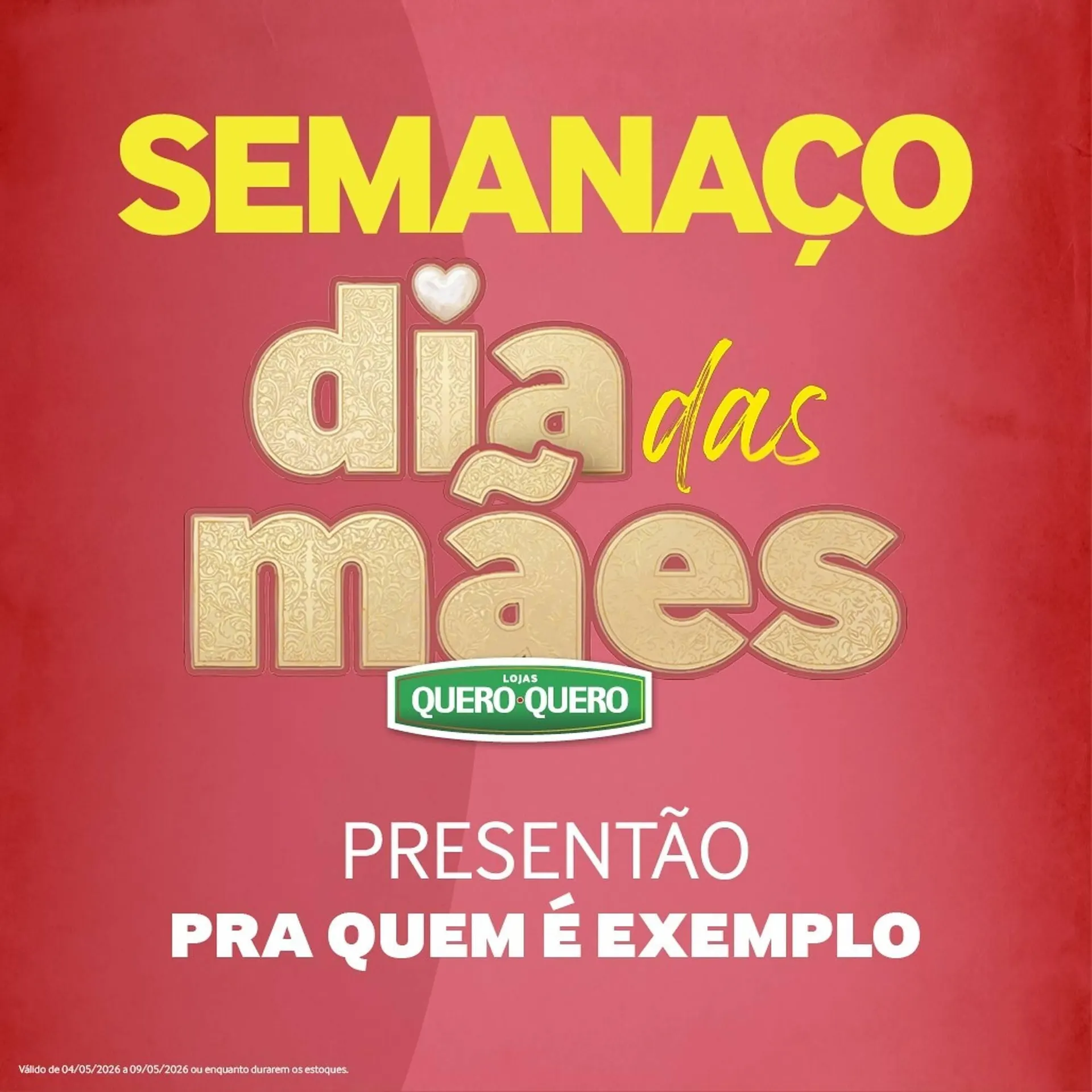 Encarte de Folheto Quero Quero 4 de maio até 9 de maio 2026 - Pagina 1