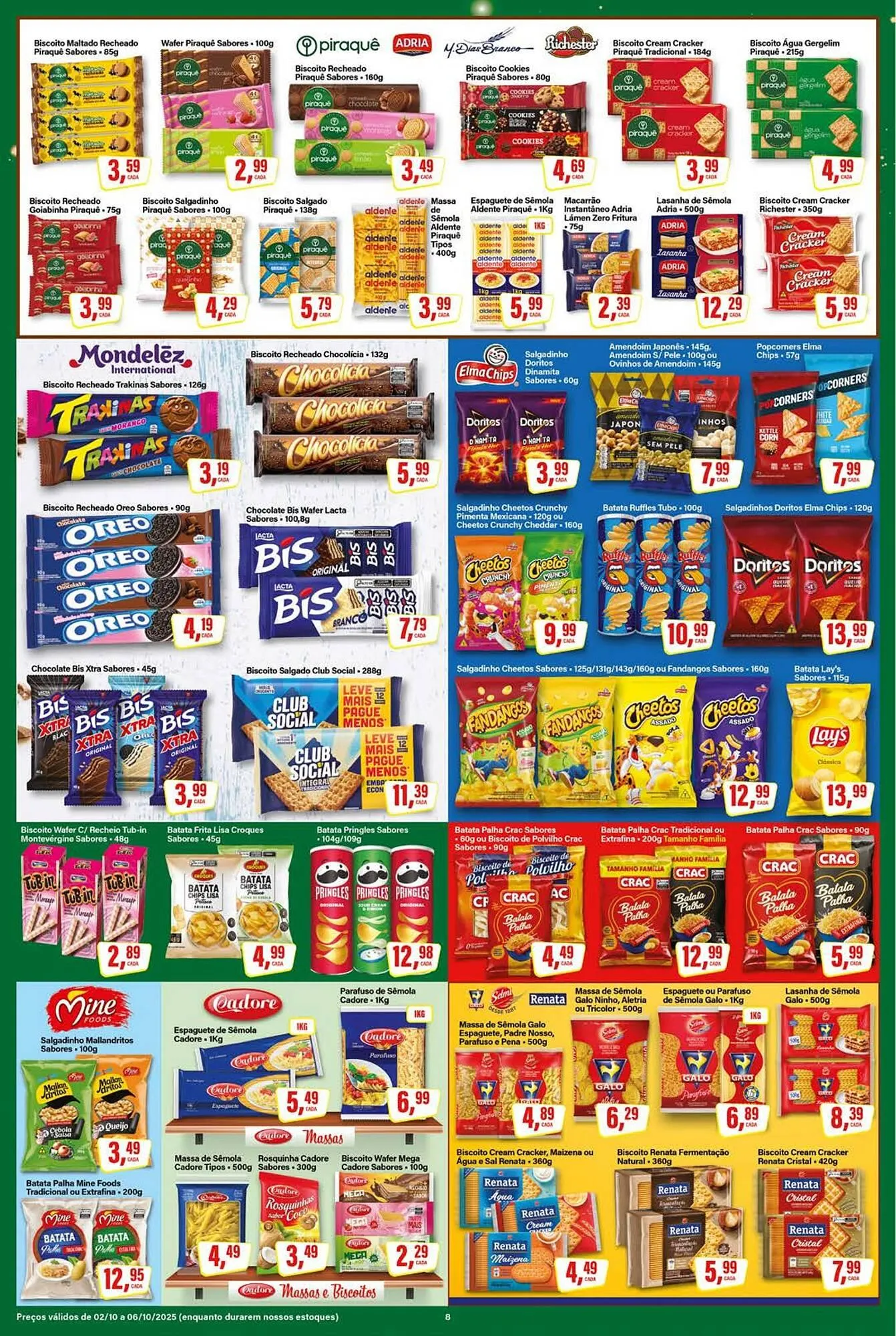 Encarte de Encarte Rede Supermarket 2 de outubro até 6 de outubro 2025 - Pagina 8