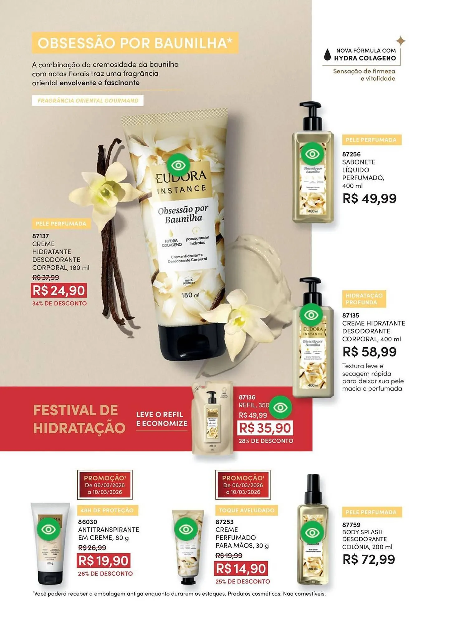 Encarte de Catálogo Eudora 24 de fevereiro até 31 de março 2026 - Pagina 84