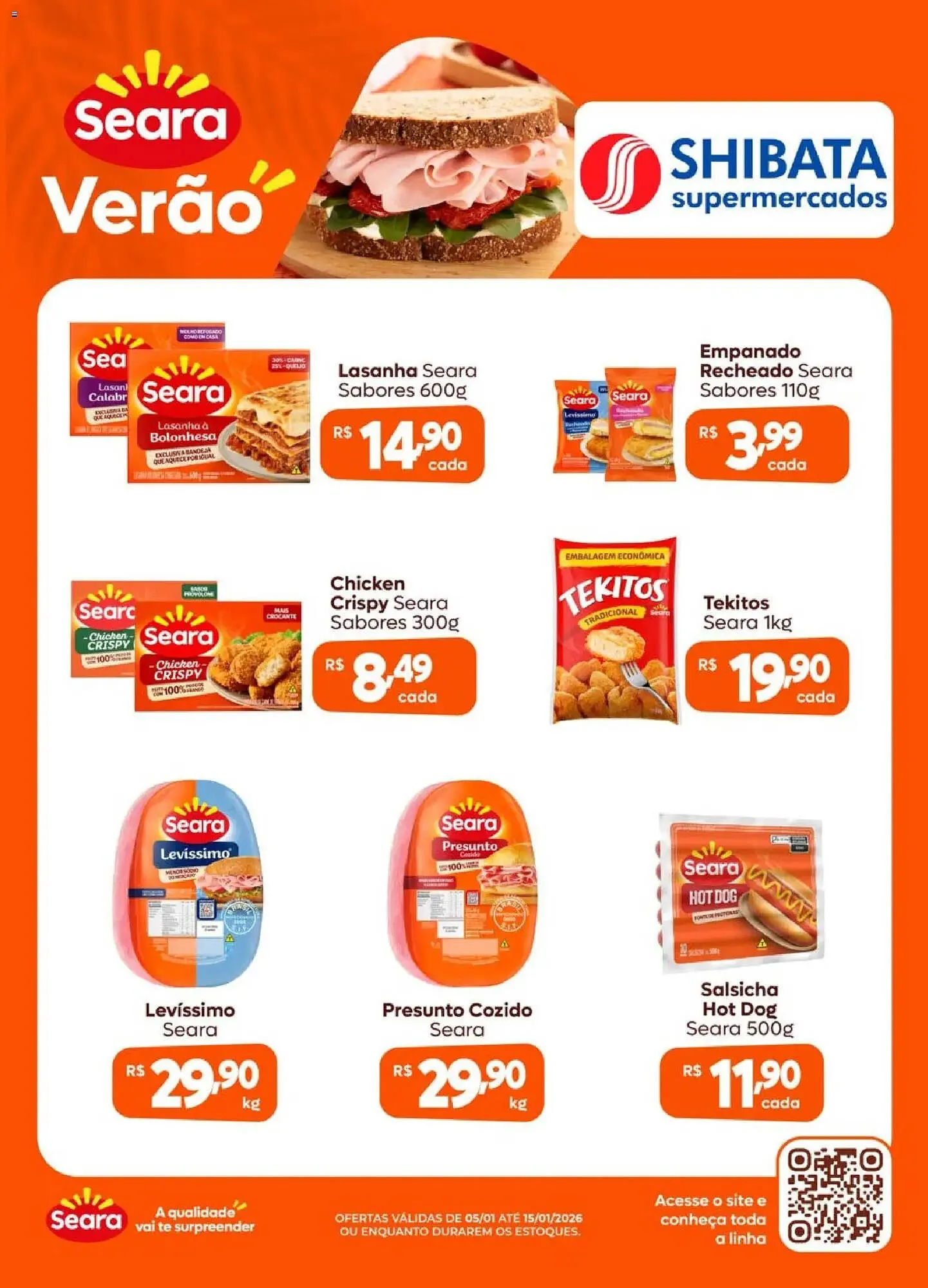Encarte de Folheto Shibata Supermercados 5 de janeiro até 15 de janeiro 2026 - Pagina 1