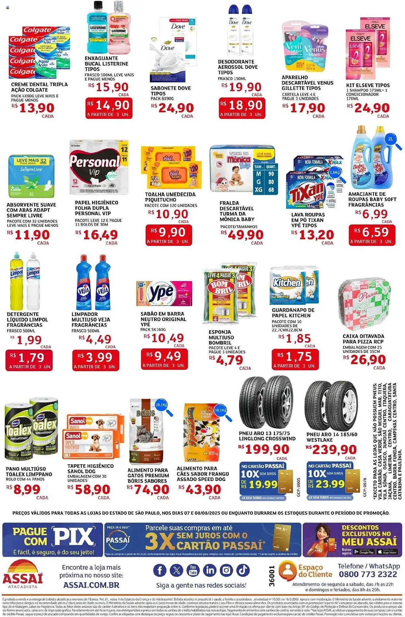 Encarte de Catálogo Assaí Atacadista 7 de agosto até 11 de agosto 2025 - Pagina 4