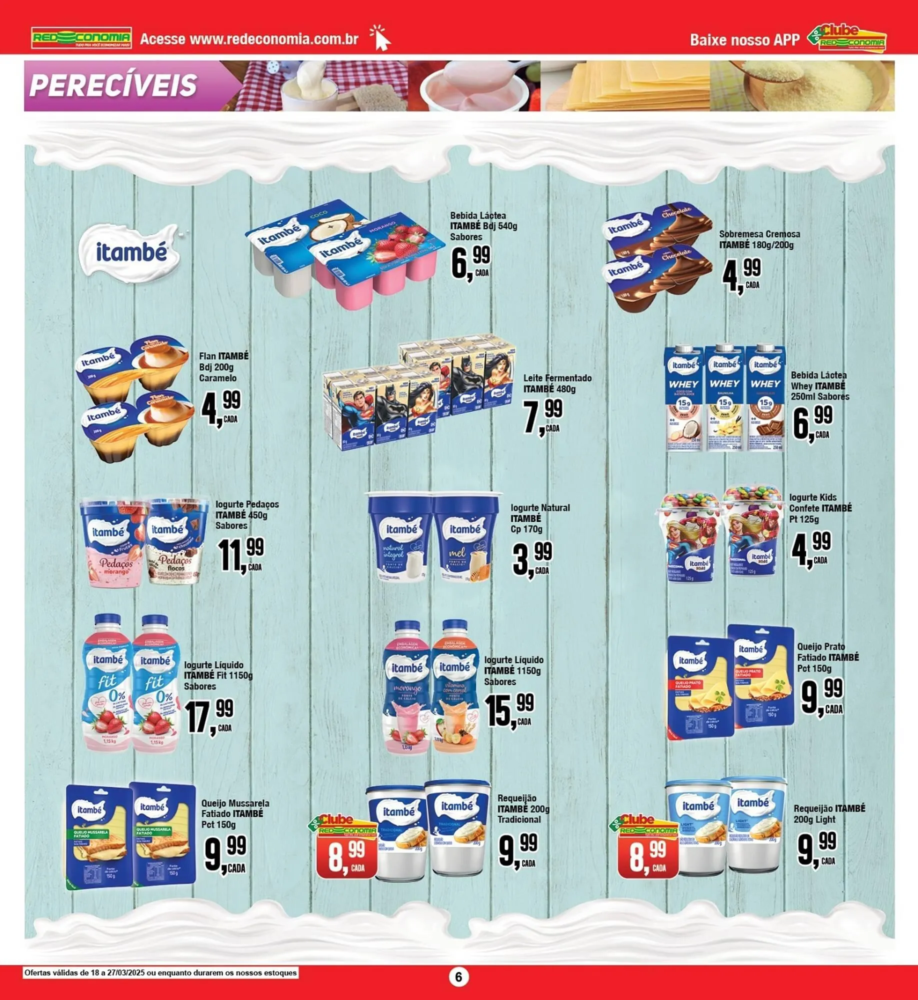 Encarte de Catálogo Rede Economia 18 de março até 27 de março 2025 - Pagina 6