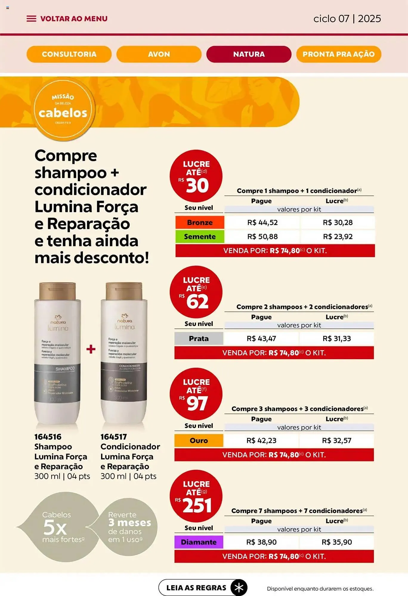 Encarte de Catálogo Avon 3 de abril até 1 de maio 2025 - Pagina 57