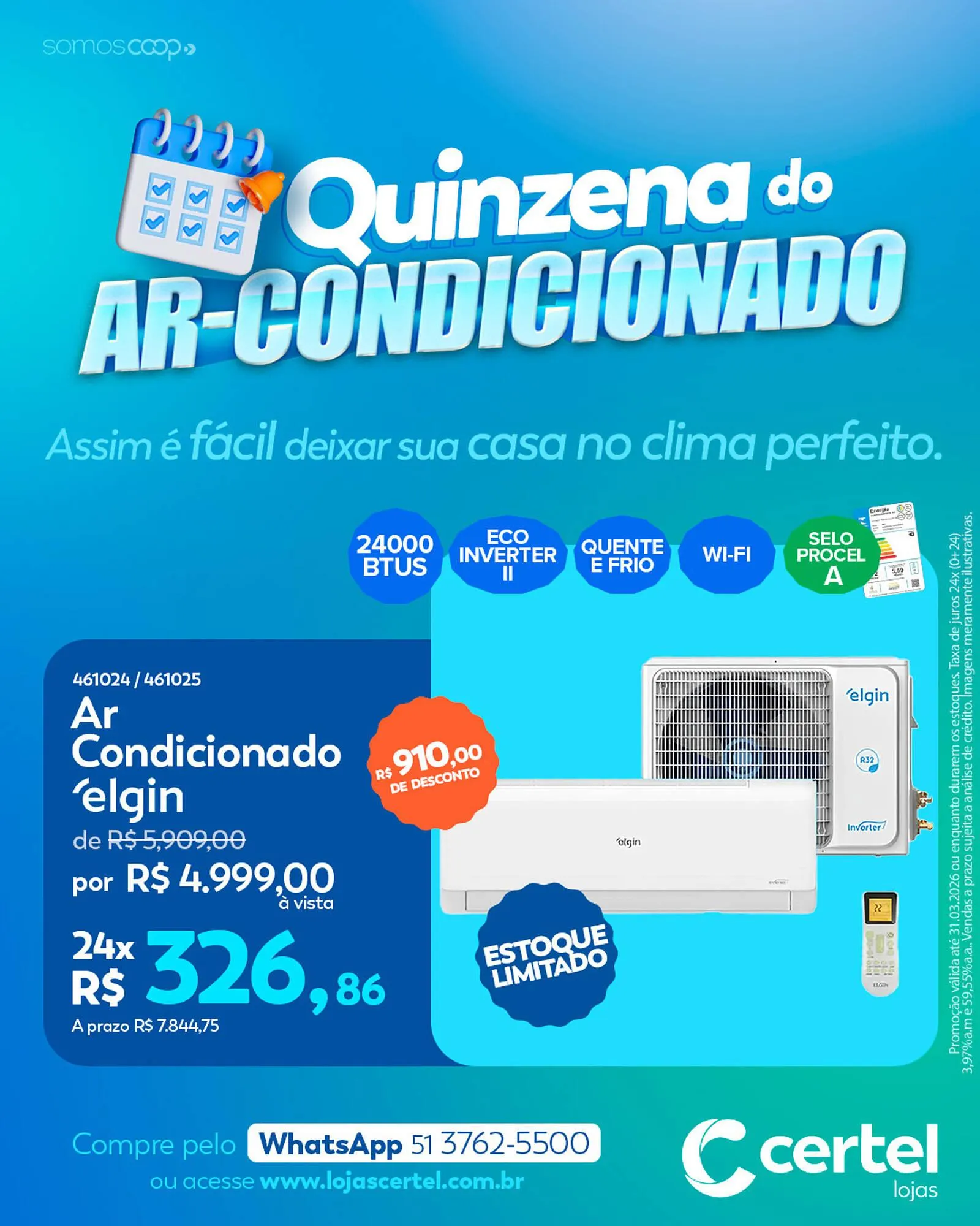 Encarte de Folheto Lojas Certel 25 de março até 31 de março 2026 - Pagina 4