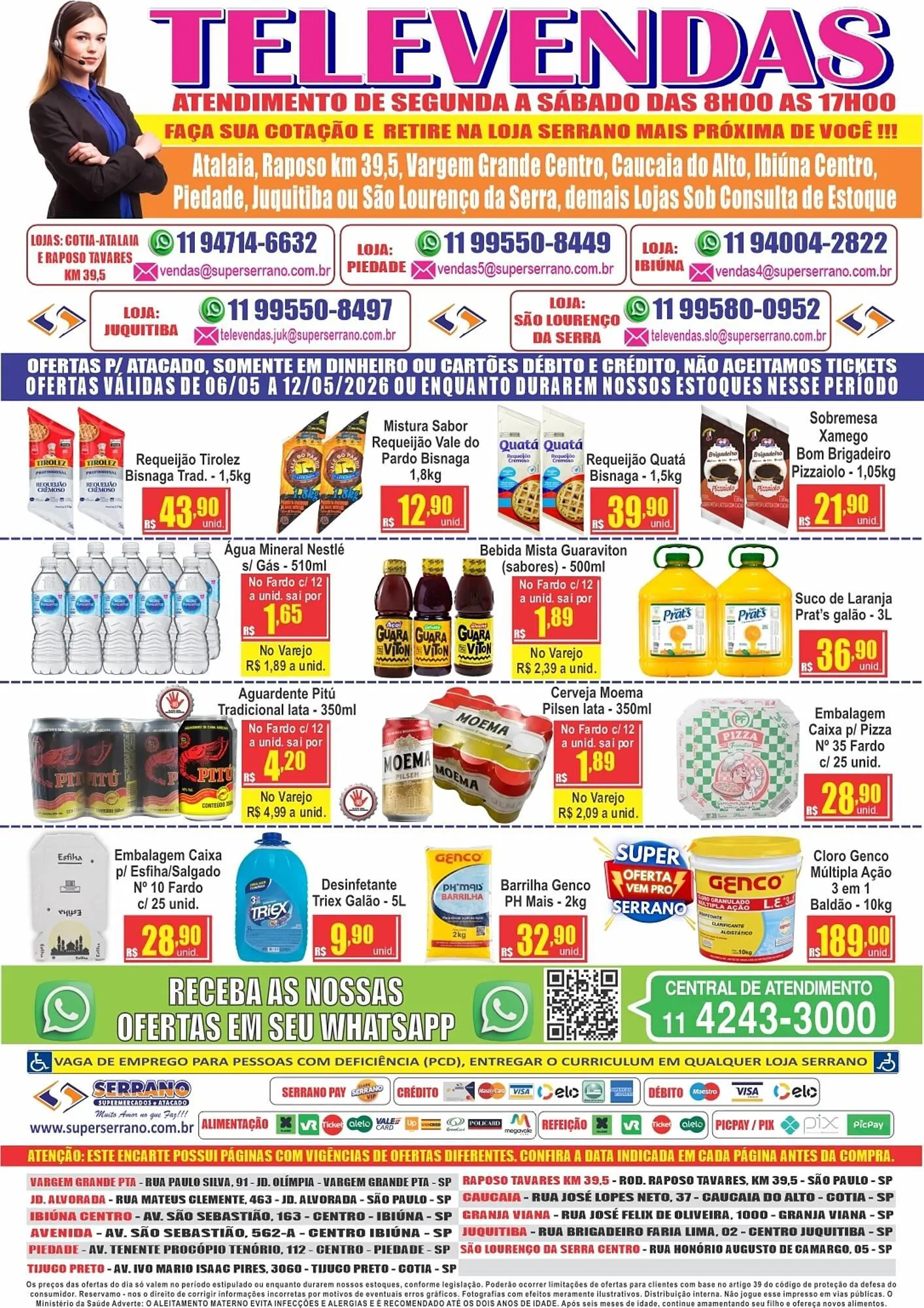 Encarte de Catálogo Serrano Supermercado 6 de maio até 12 de maio 2026 - Pagina 8