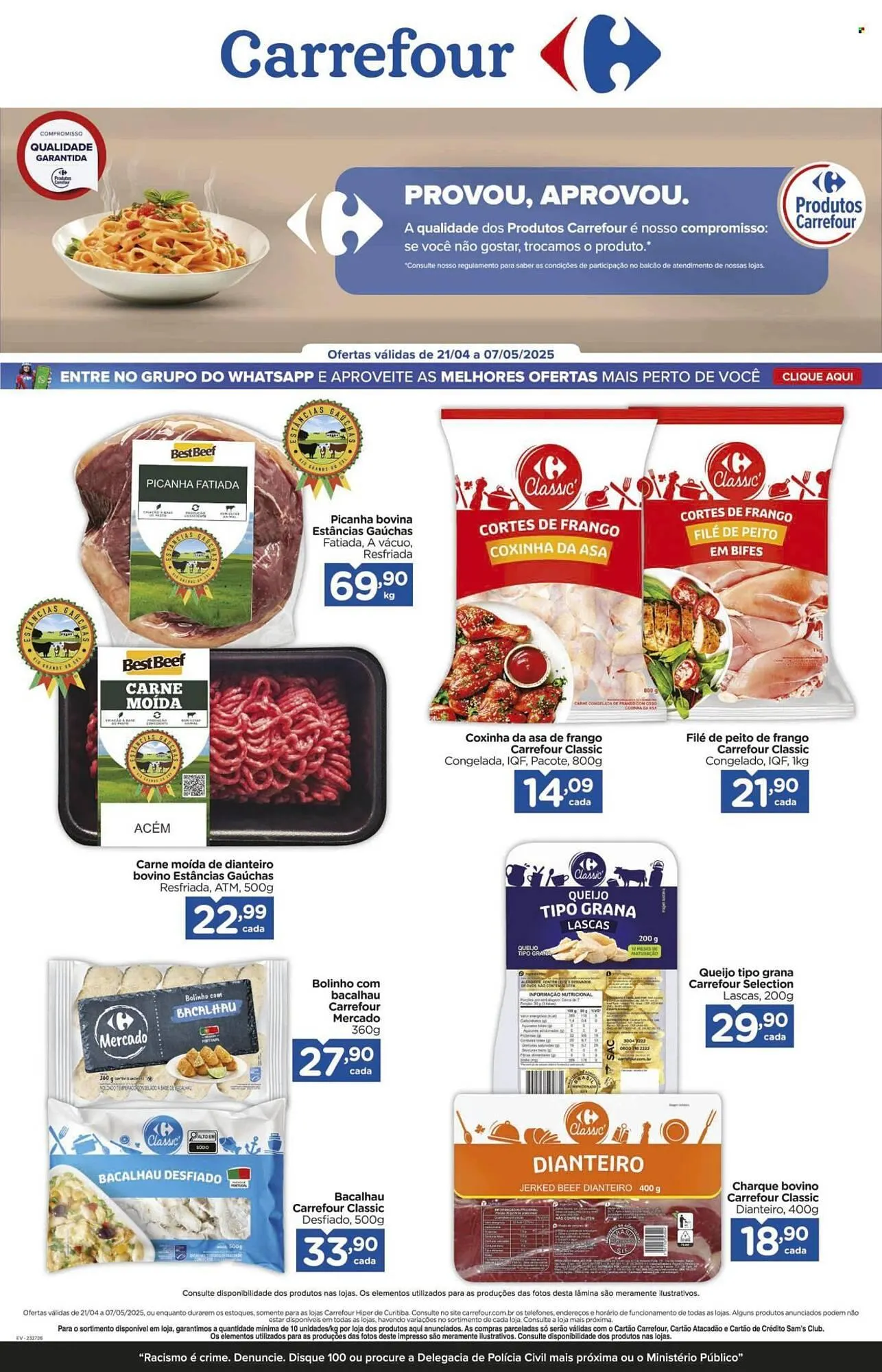 Encarte de Catálogo Carrefour 21 de abril até 7 de maio 2025 - Pagina 1