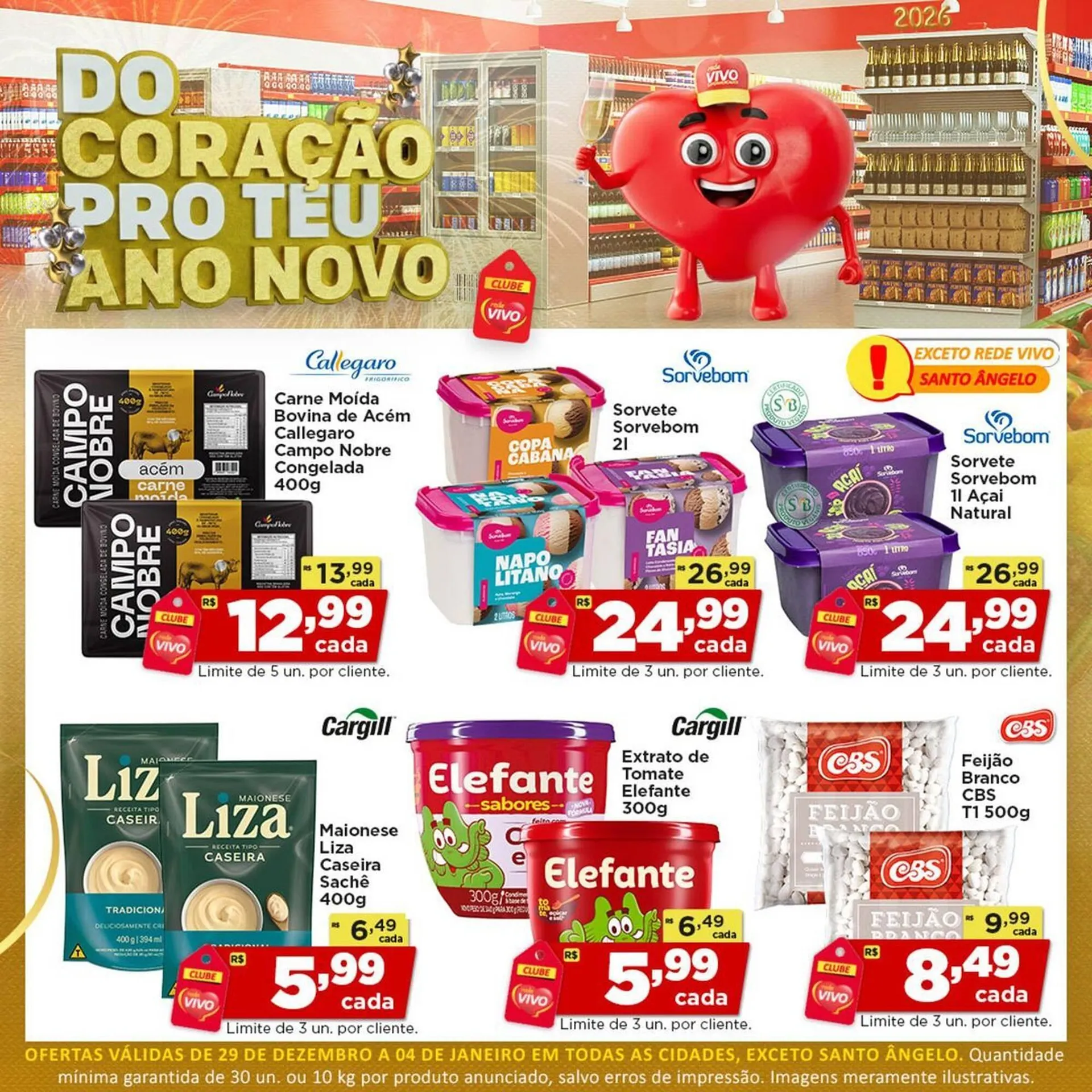 Encarte de Encarte Rede Vivo 29 de dezembro até 4 de janeiro 2026 - Pagina 1