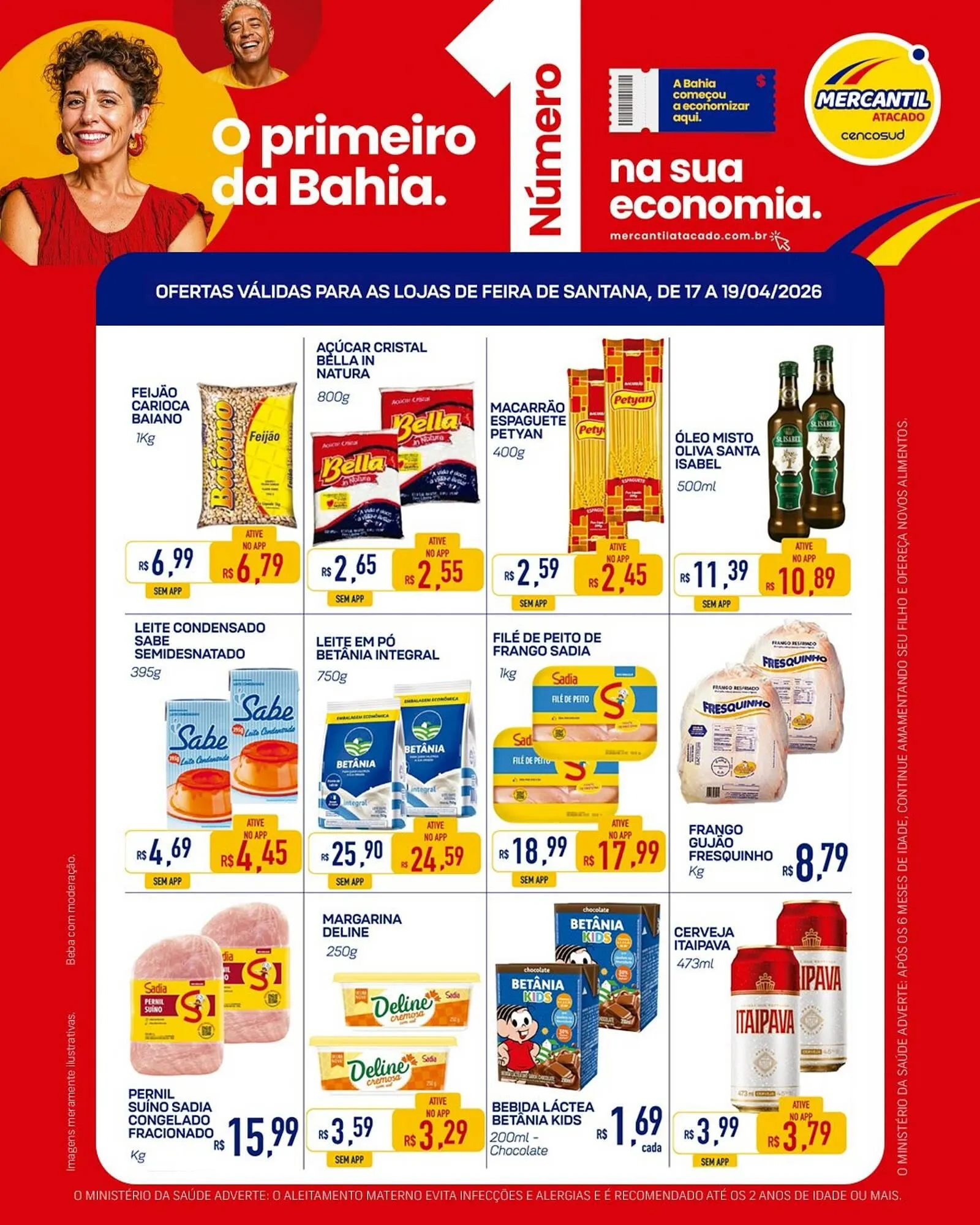 Encarte de Folheto Mercantil Rodrigues 17 de abril até 19 de abril 2026 - Pagina 1