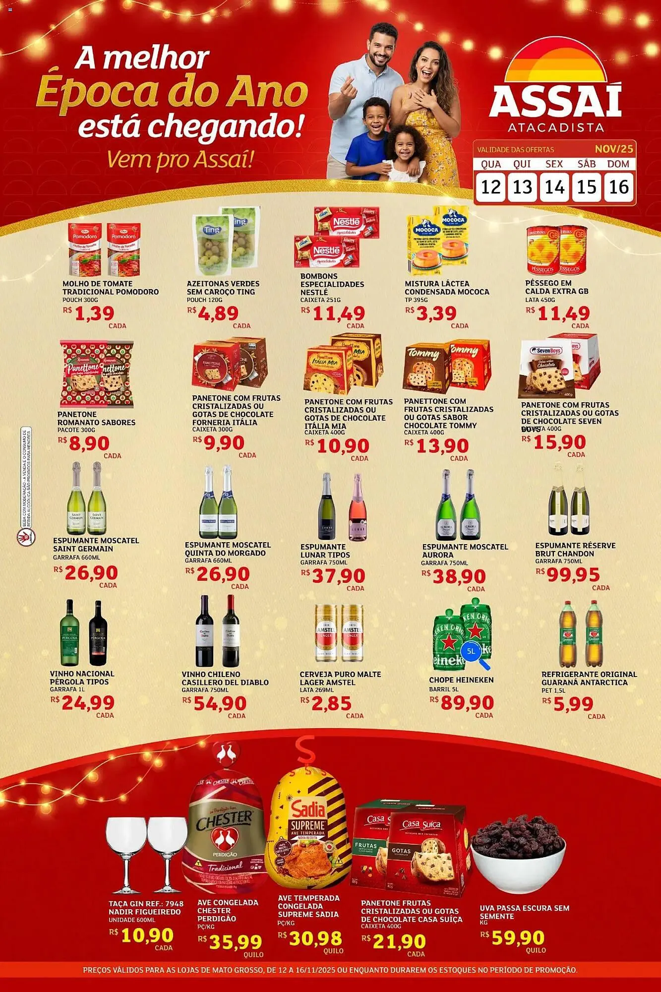 Encarte de Encarte Assaí Atacadista 12 de novembro até 16 de novembro 2025 - Pagina 1