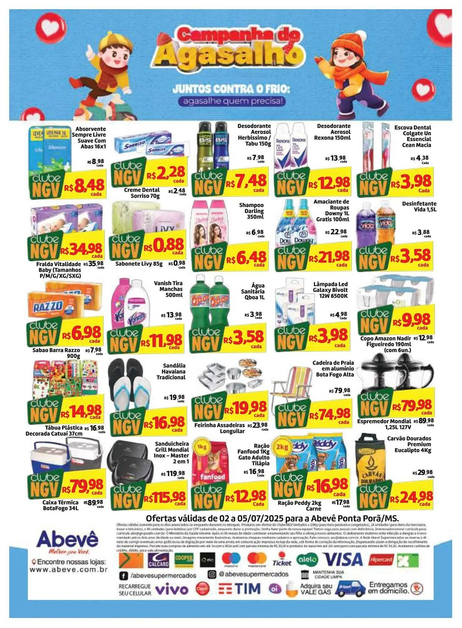 Encarte de Catálogo Abevê Supermercados 2 de julho até 5 de julho 2025 - Pagina 4