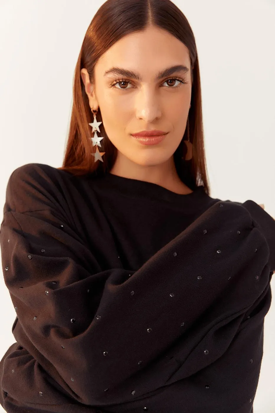 Vestido Casaco Com Hotfix