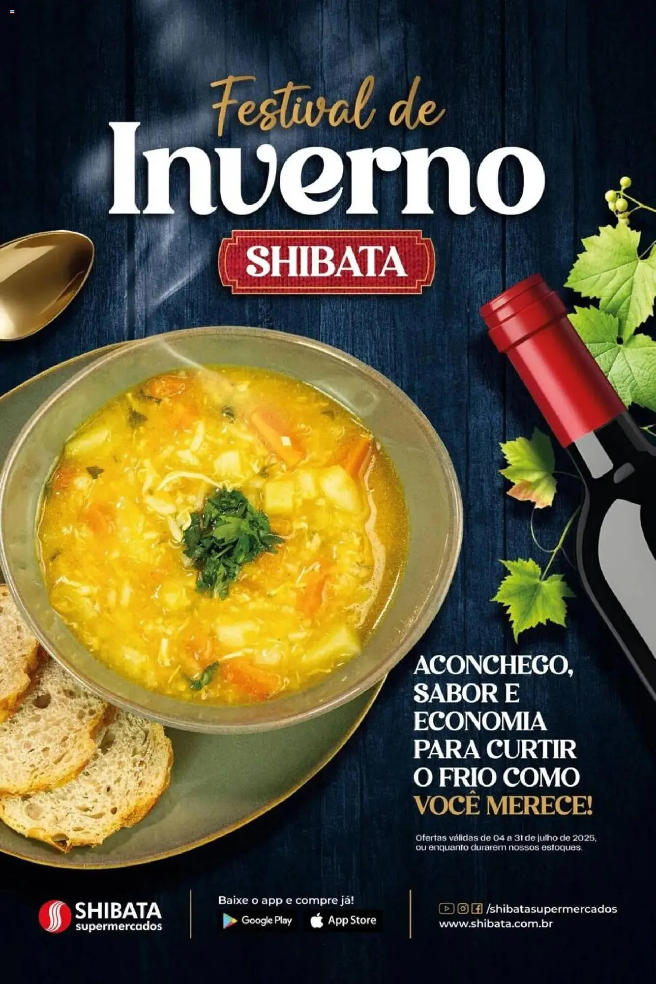 Encarte de Catálogo Shibata Supermercados 4 de julho até 31 de julho 2025 - Pagina 1