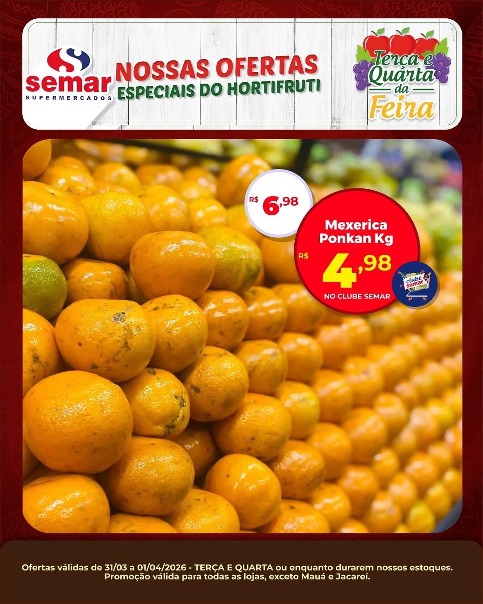 Encarte de Folheto Semar Supermercado 31 de março até 1 de abril 2026 - Pagina 4