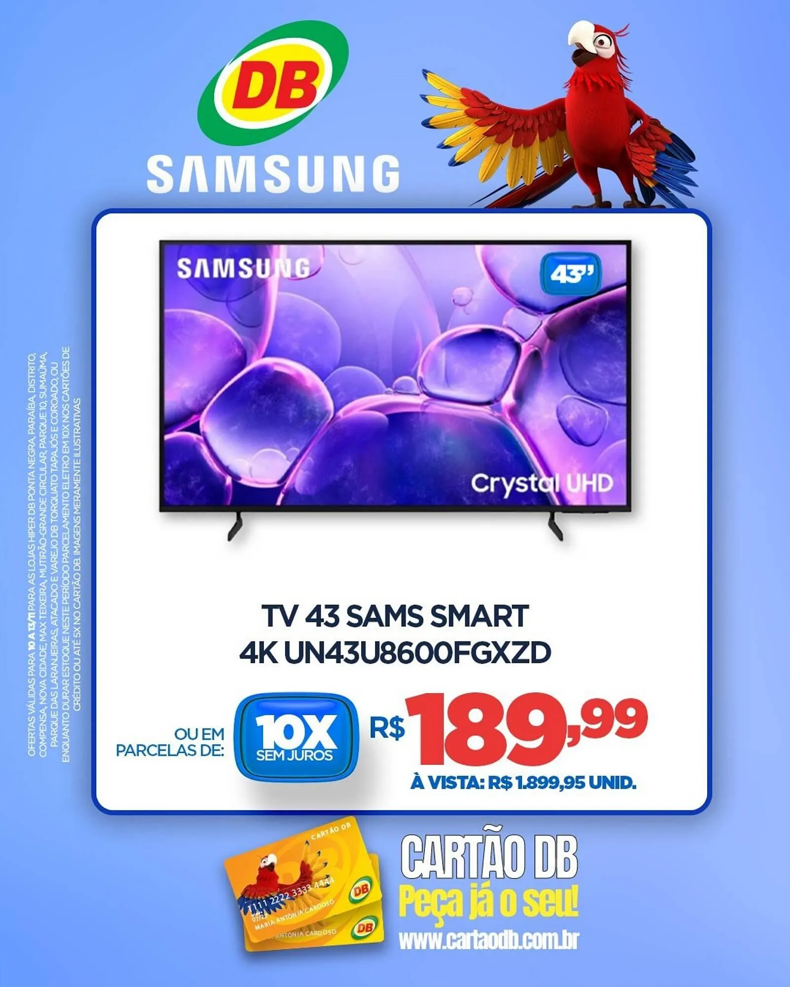 Encarte de Catálogo DB Supermercados 10 de novembro até 13 de novembro 2025 - Pagina 1