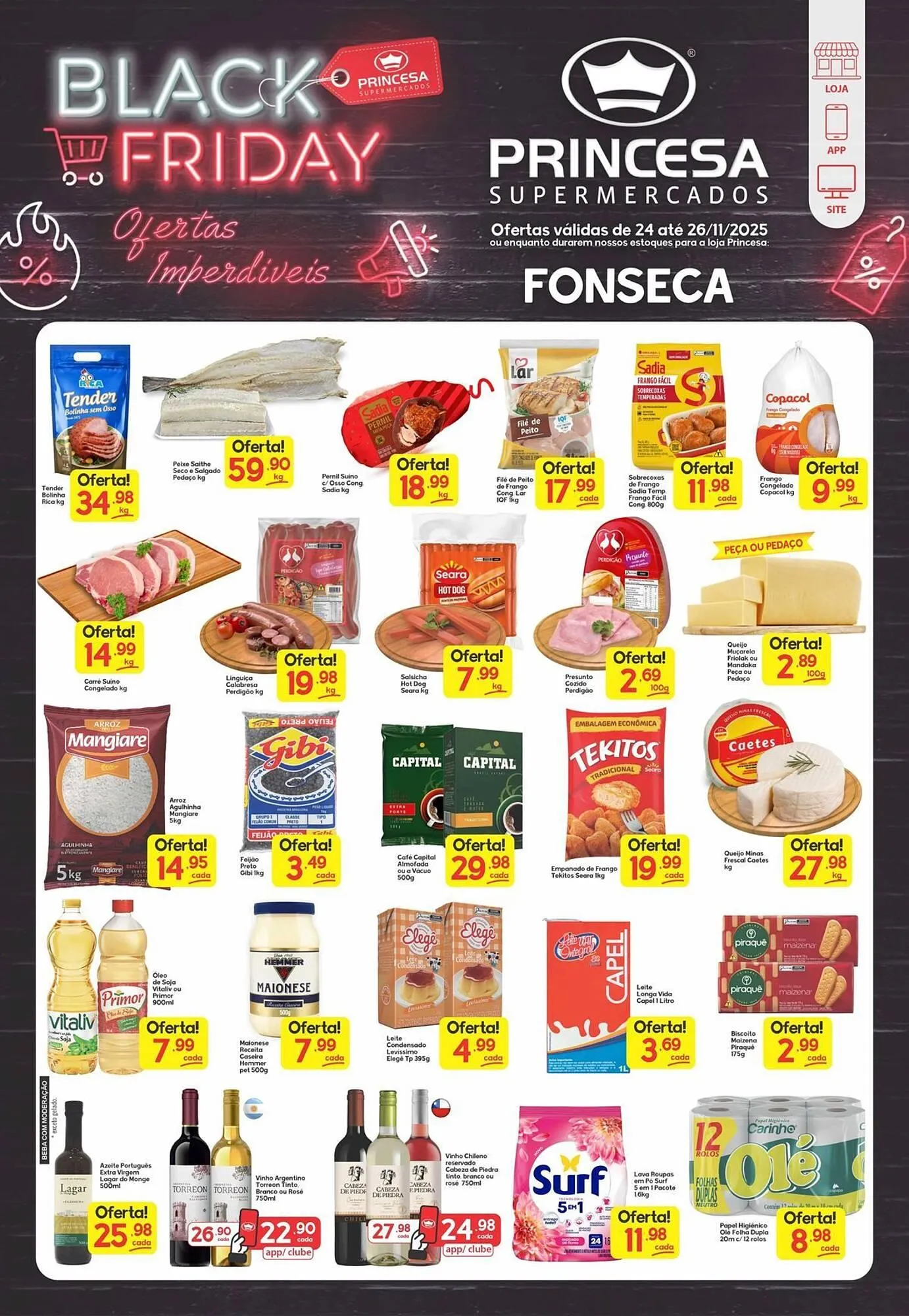 Encarte de Encarte Supermercados Princesa 24 de novembro até 27 de novembro 2025 - Pagina 1