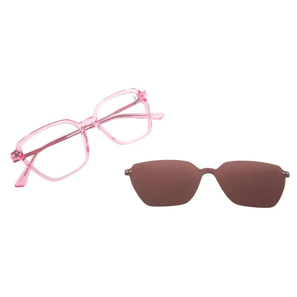 Armação para Óculos de Grau Chilli Beans Multi Polarizado Feminino Quadrado Roxo - LV.MU.0674.1413 M