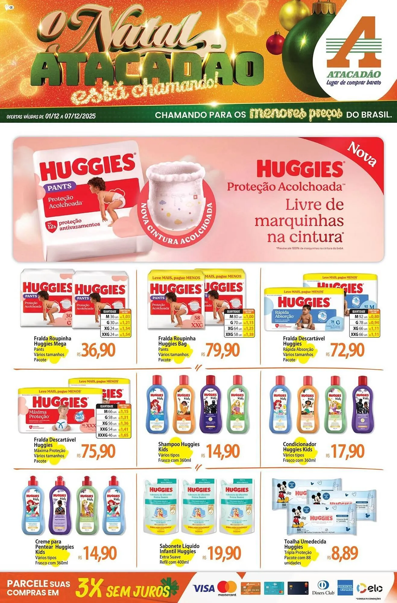 Encarte de Folheto Atacadão 1 de dezembro até 7 de dezembro 2025 - Pagina 1