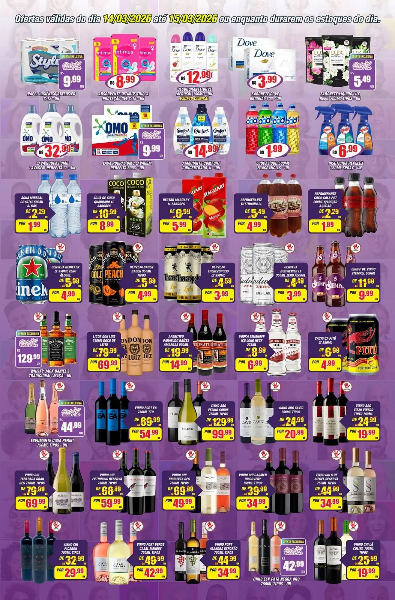 Encarte de Catálogo Violeta Supermercados 13 de março até 15 de março 2026 - Pagina 3