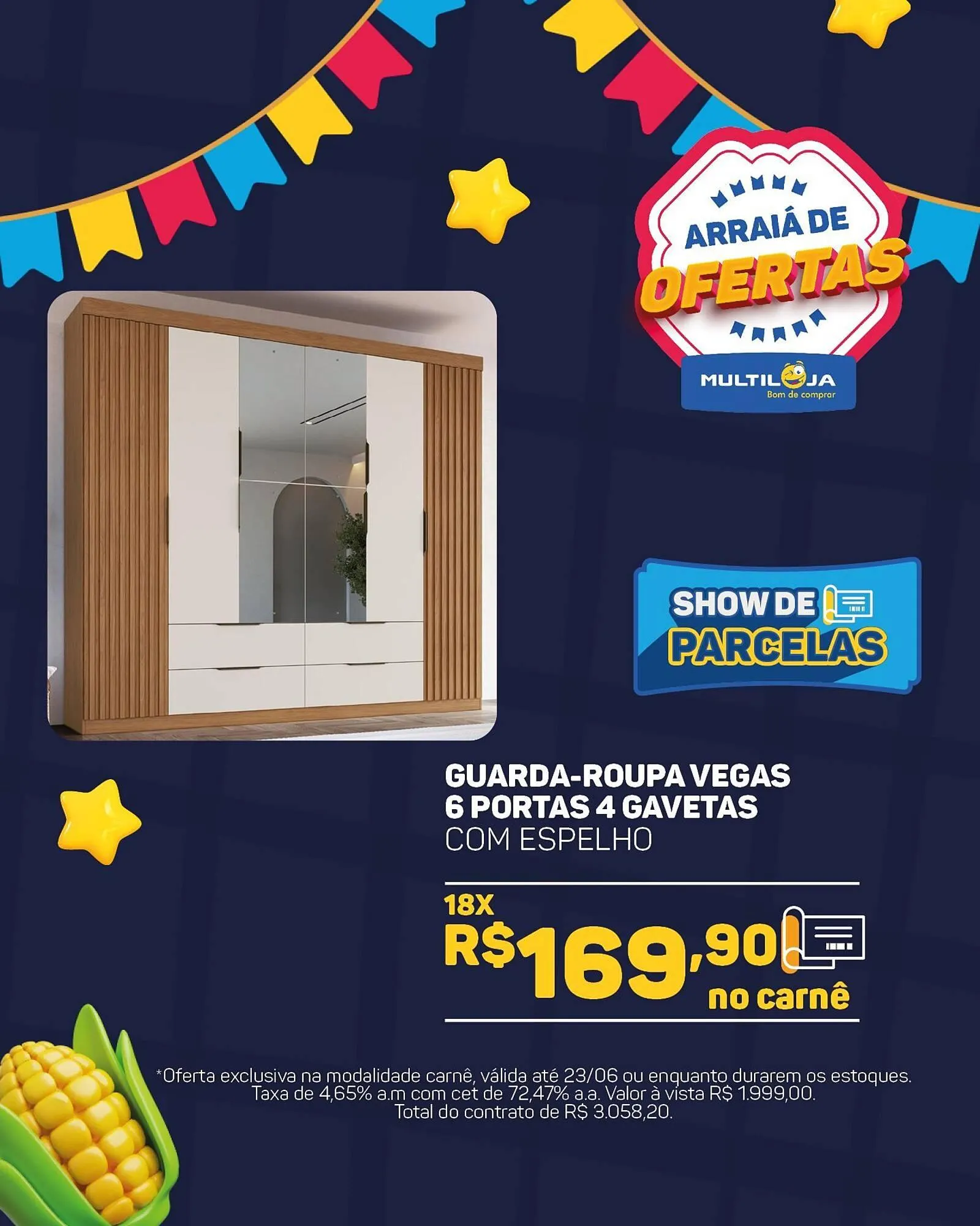 Encarte de Catálogo Multiloja 18 de junho até 23 de junho 2025 - Pagina 3