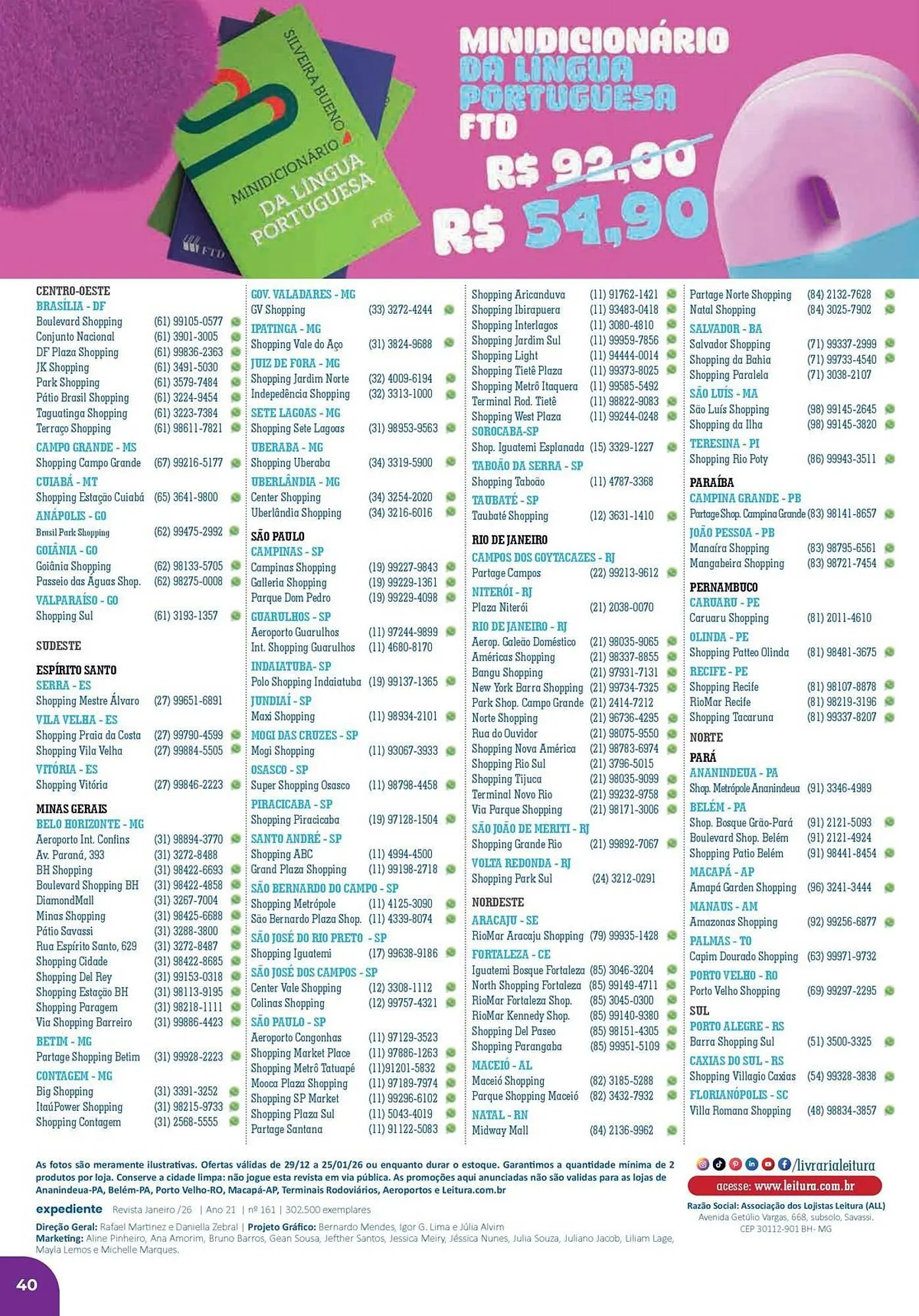 Encarte de Catálogo Livraria Leitura 31 de dezembro até 28 de fevereiro 2026 - Pagina 40