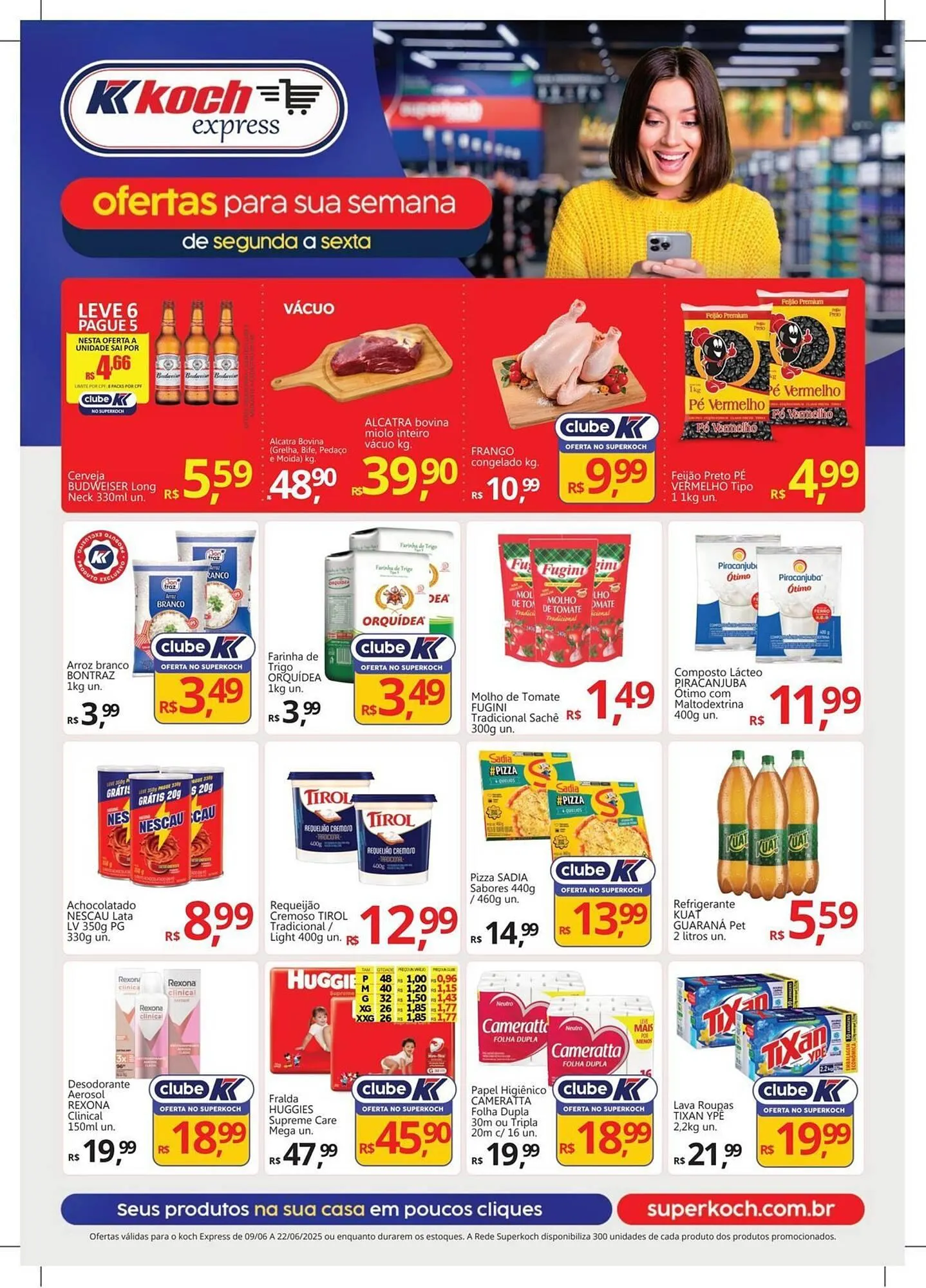 Encarte de Catálogo Supermercados Koch 9 de junho até 22 de junho 2025 - Pagina 1