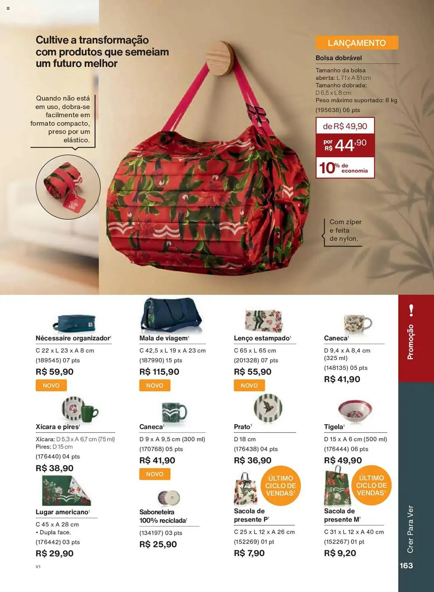 Encarte de Catálogo Natura 18 de agosto até 9 de setembro 2025 - Pagina 163