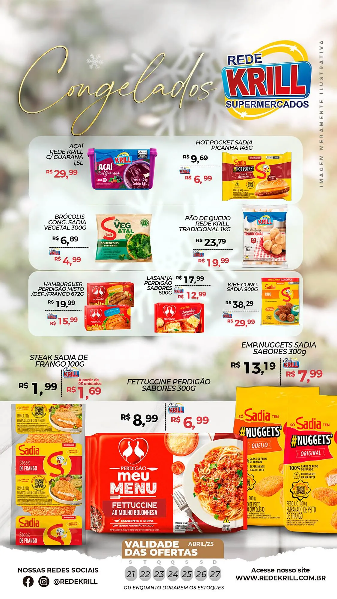 Encarte de Catálogo Rede Krill 21 de abril até 27 de abril 2025 - Pagina 3