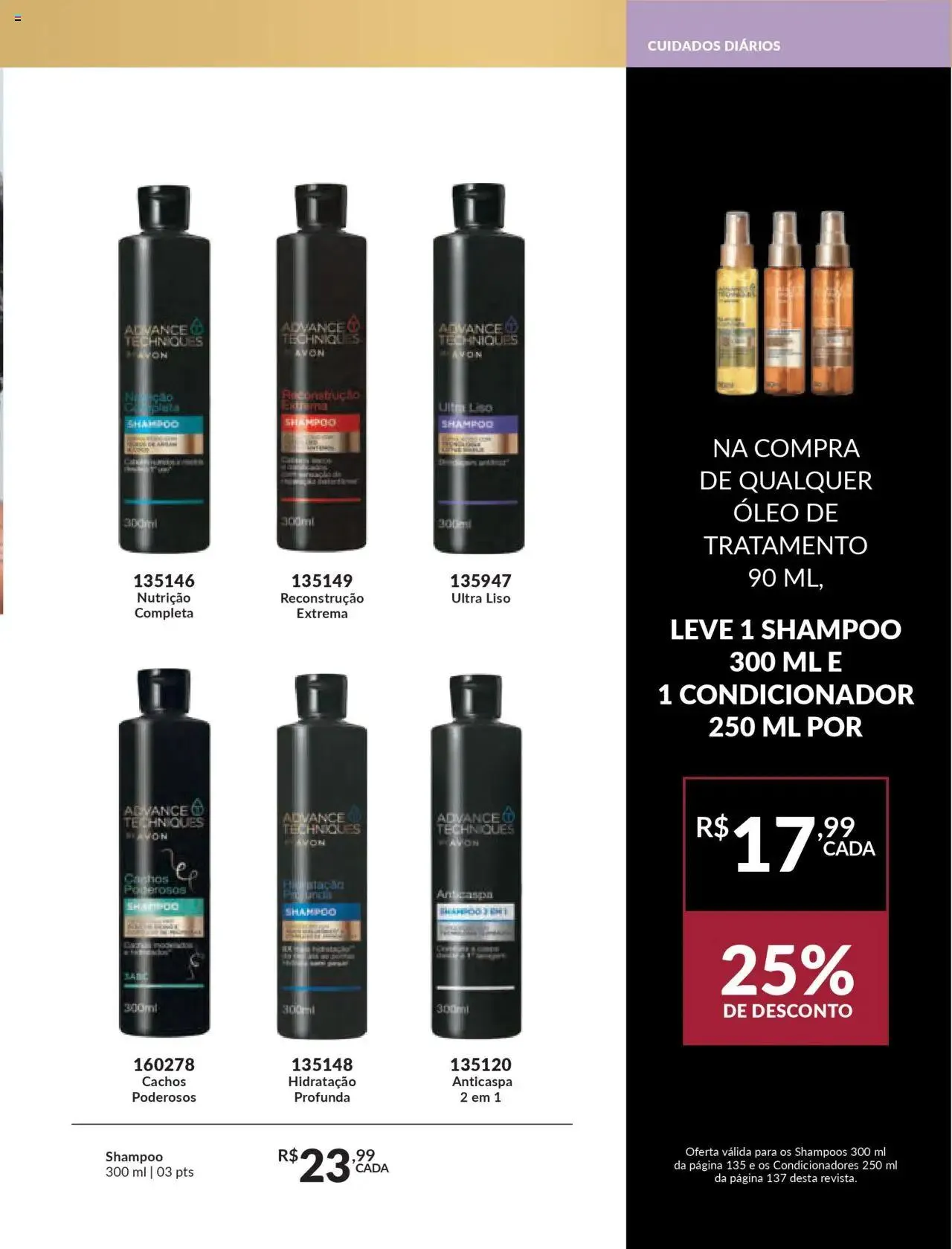 Encarte de Avon - Campanha 07 3 de abril até 1 de maio 2025 - Pagina 135
