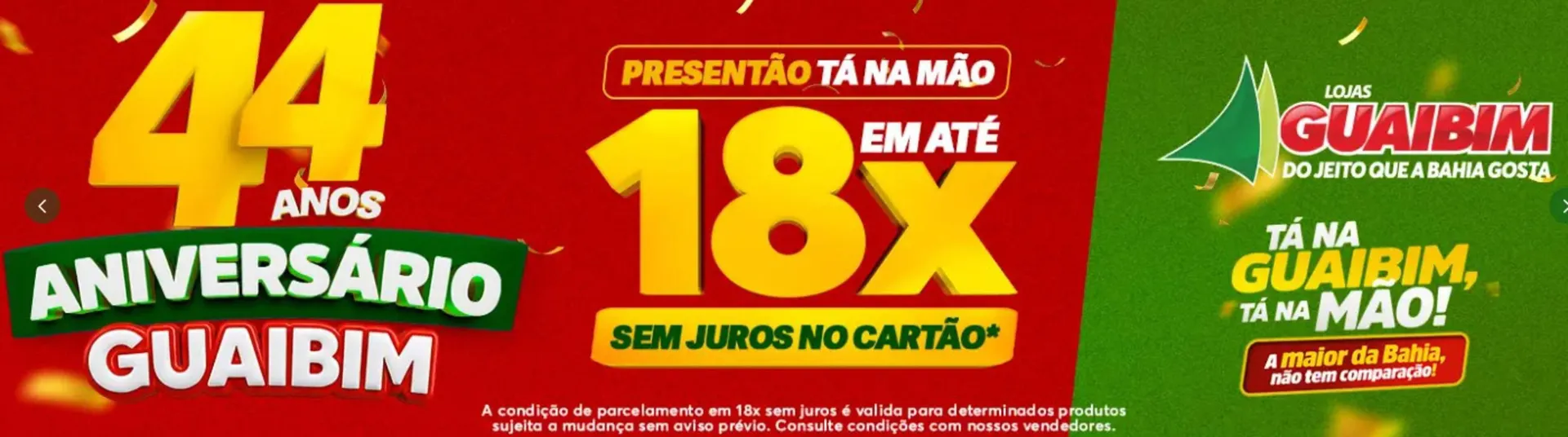 Encarte de Catálogo Lojas Guaibim 8 de abril até 30 de abril 2026 - Pagina 1