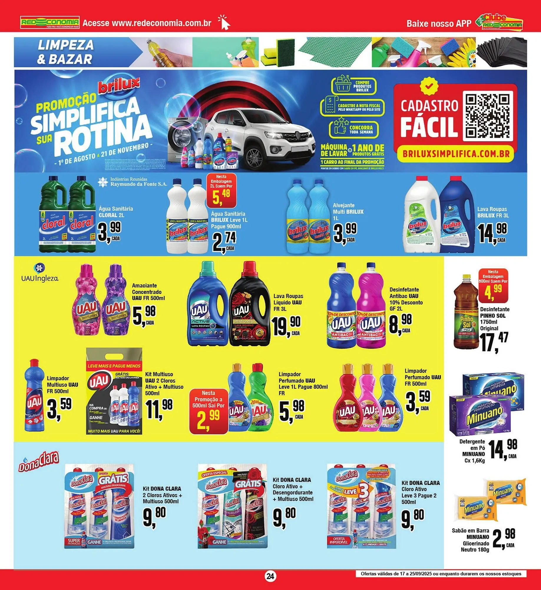 Encarte de Encarte Rede Economia 19 de setembro até 21 de setembro 2025 - Pagina 24