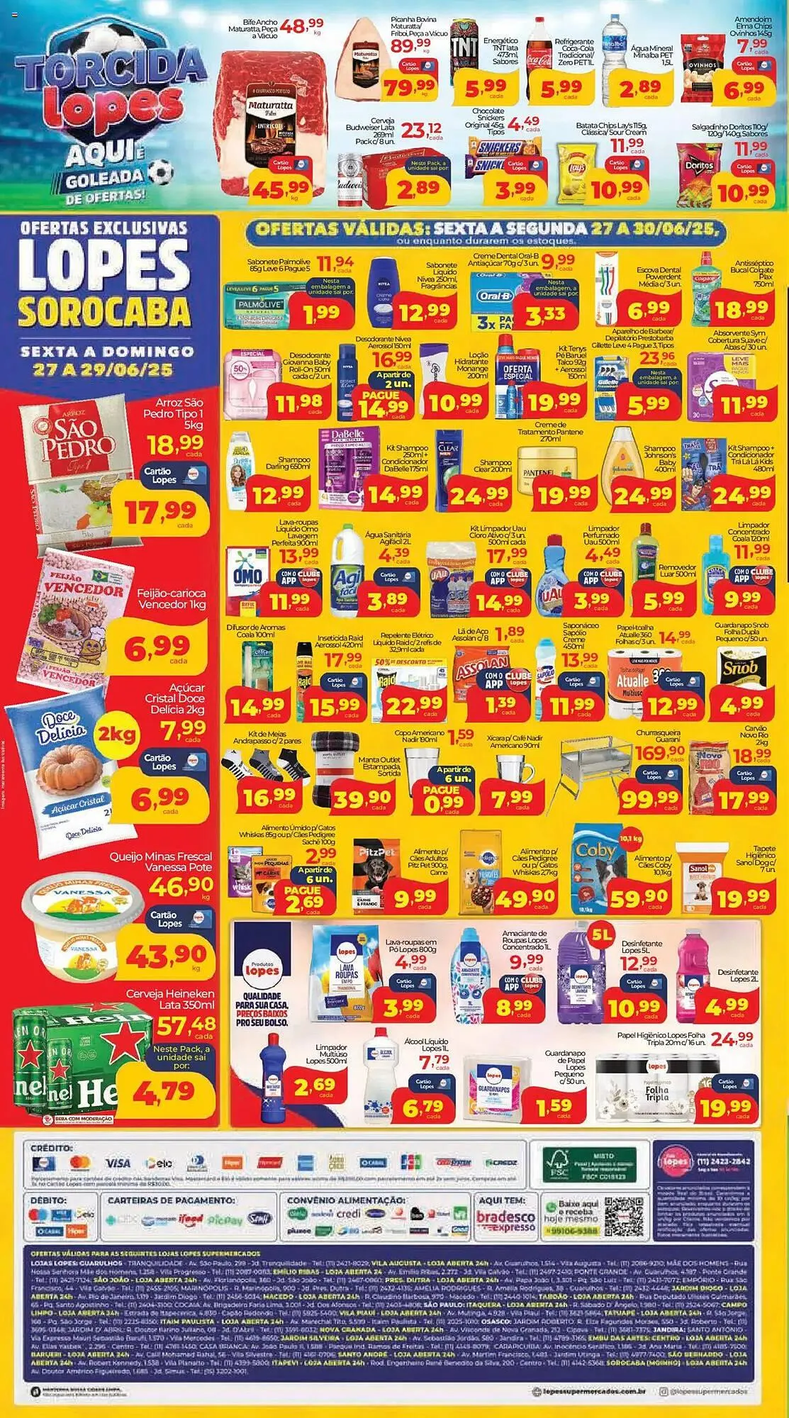 Encarte de Catálogo Lopes Supermercados 27 de junho até 30 de junho 2025 - Pagina 4