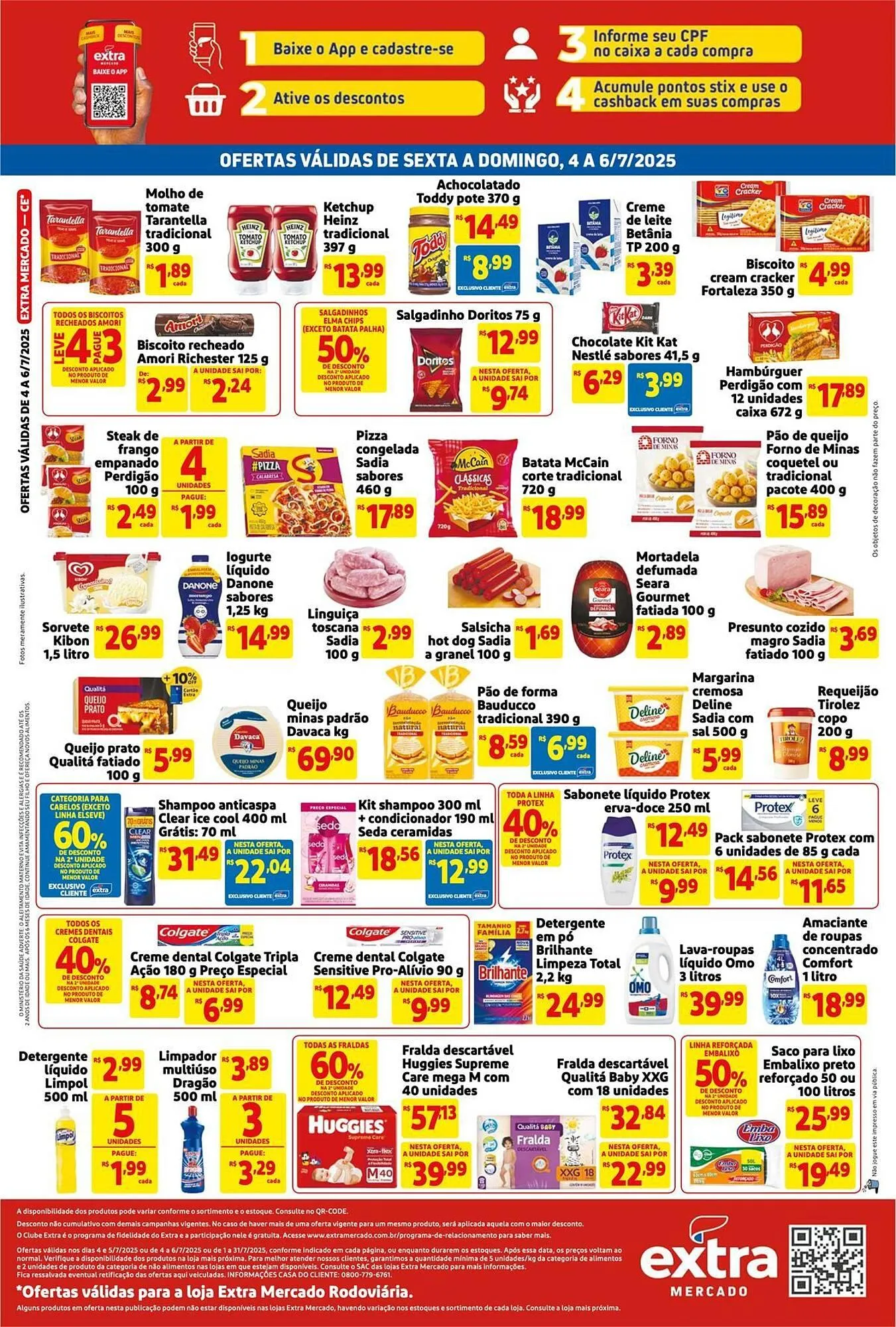 Encarte de Catálogo Mercado Extra 4 de julho até 6 de julho 2025 - Pagina 2