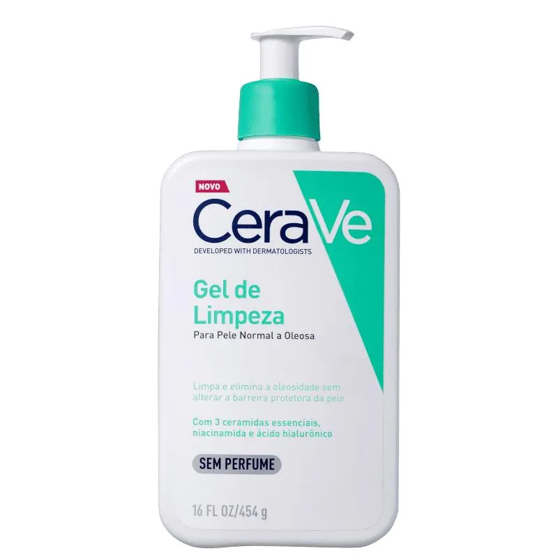 Gel de Limpeza Facial CeraVe Foaming Cleanser 454g