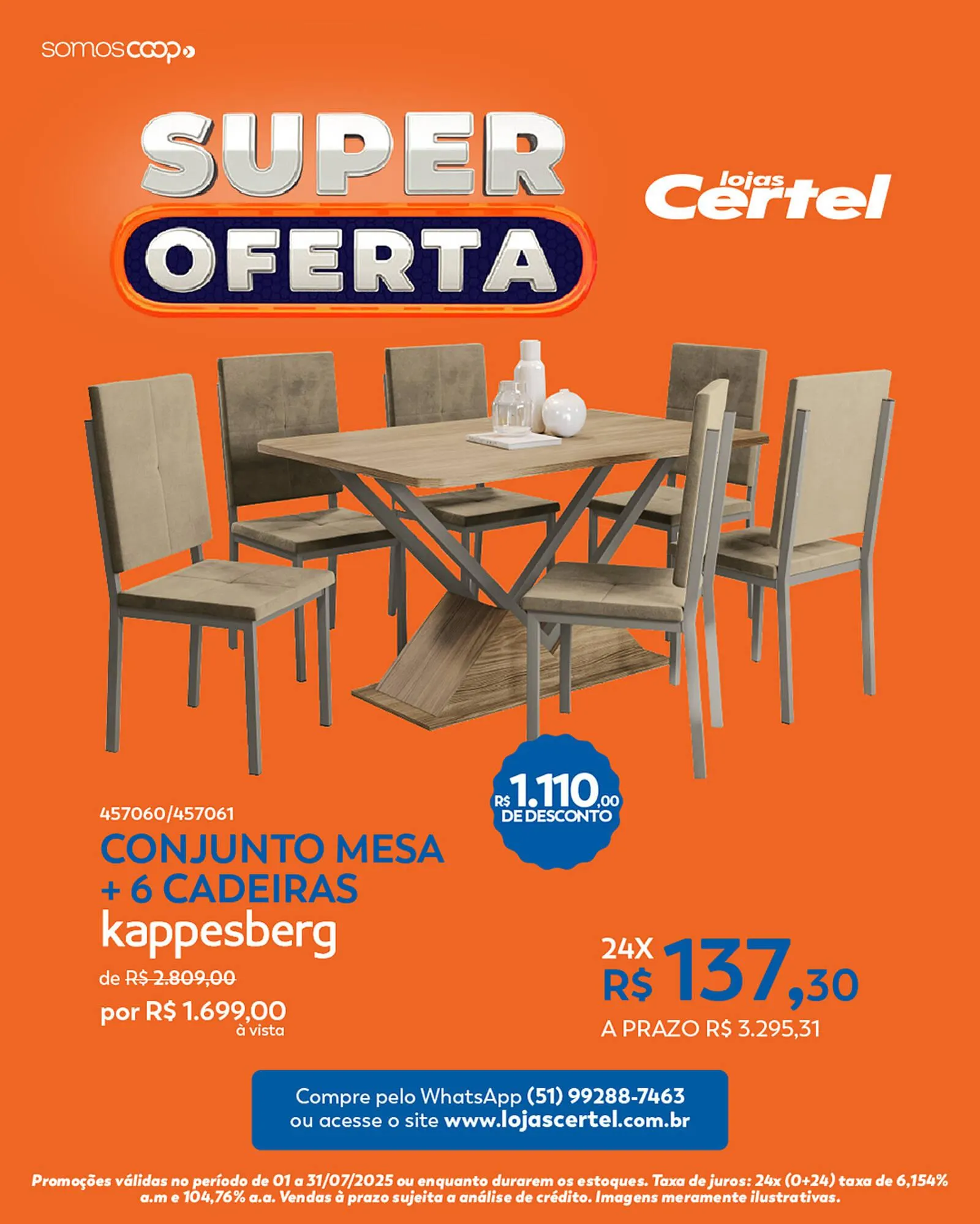 Encarte de Catálogo Lojas Certel 24 de julho até 31 de julho 2025 - Pagina 3