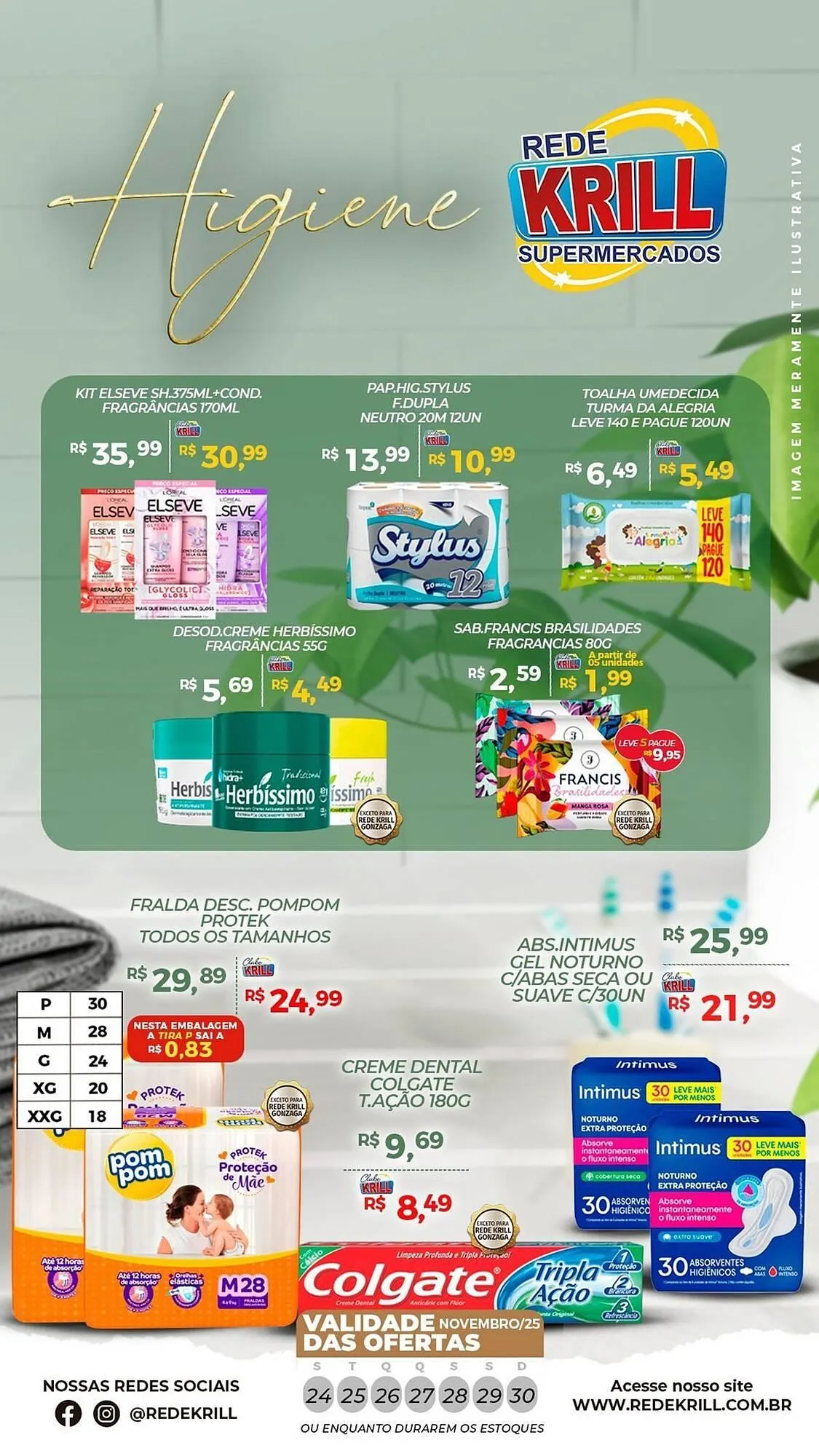 Encarte de Folheto Rede Krill 24 de novembro até 30 de novembro 2025 - Pagina 1
