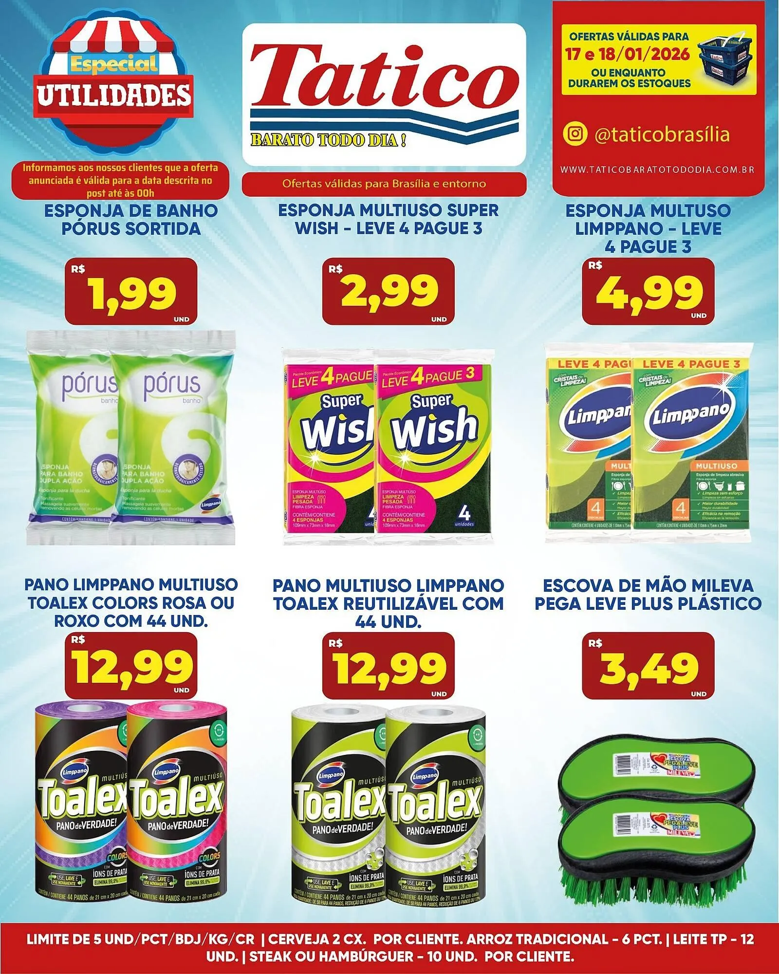 Encarte de Tabloide Tatico 17 de janeiro até 18 de janeiro 2026 - Pagina 3