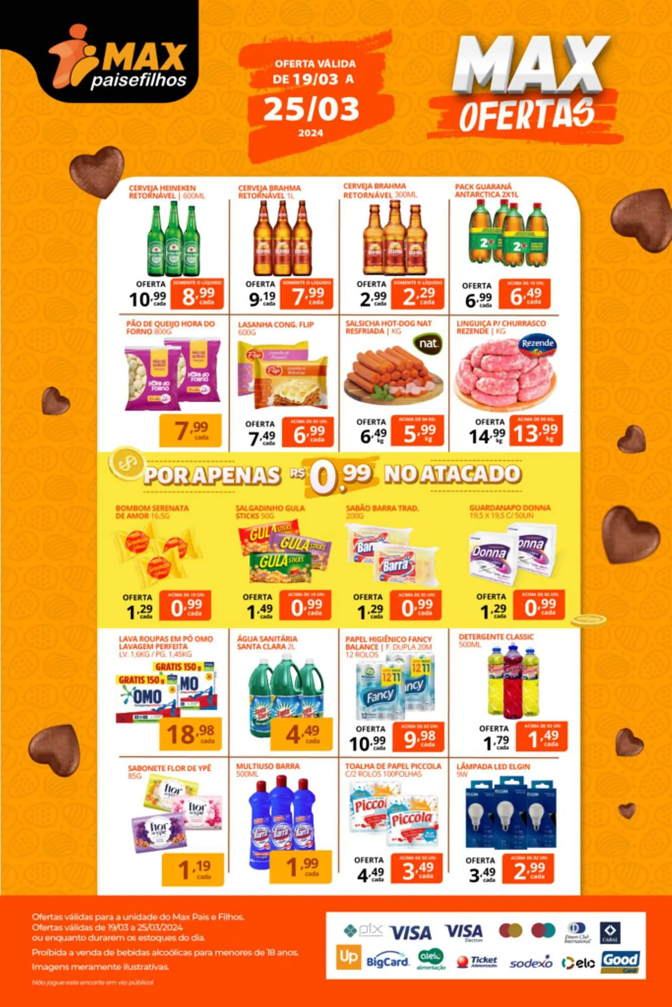 Encarte de Catálogo Pais e Filhos Supermercados 19 de março até 25 de março 2024 - Pagina 2