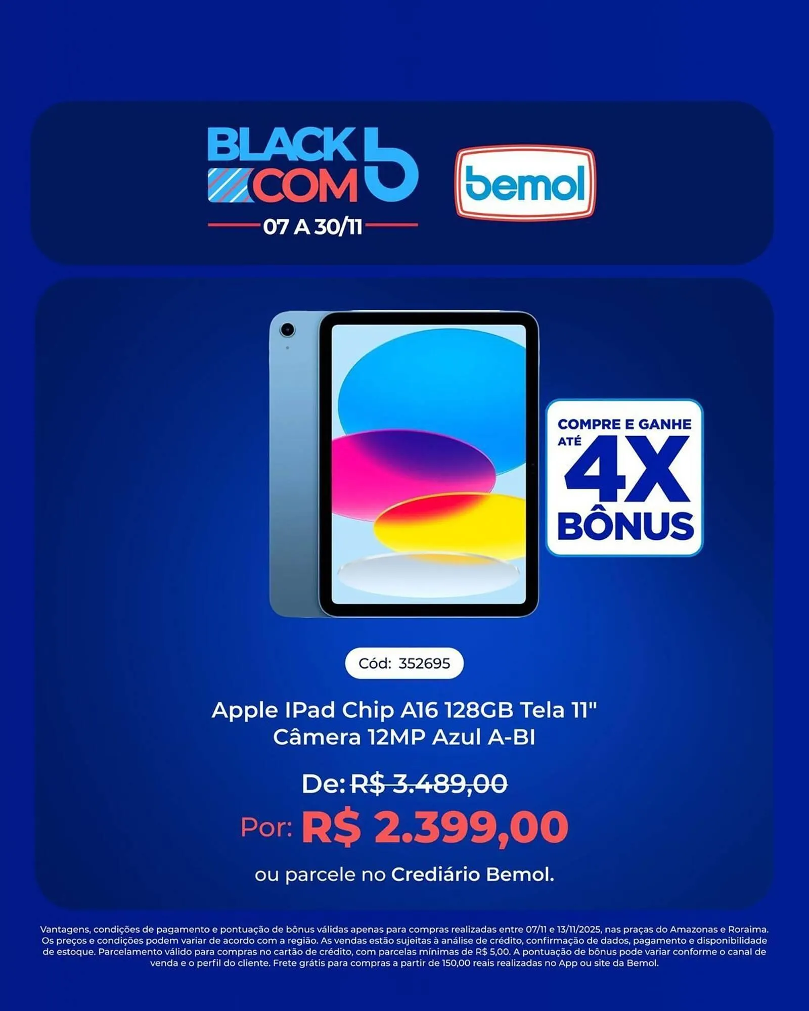 Encarte de Encarte Bemol 7 de novembro até 13 de novembro 2025 - Pagina 1