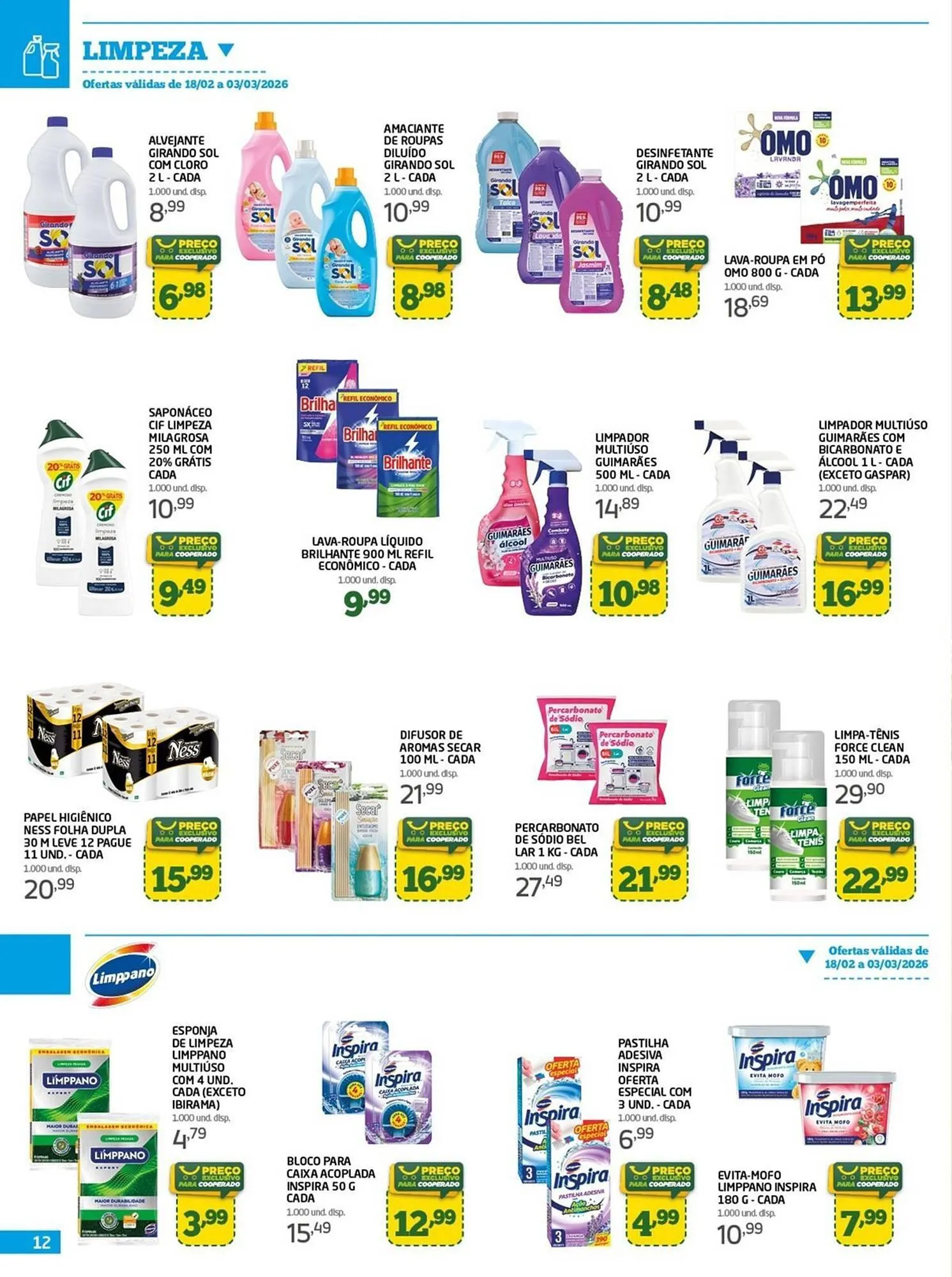 Encarte de Tabloide Cooper 18 de fevereiro até 3 de março 2026 - Pagina 12